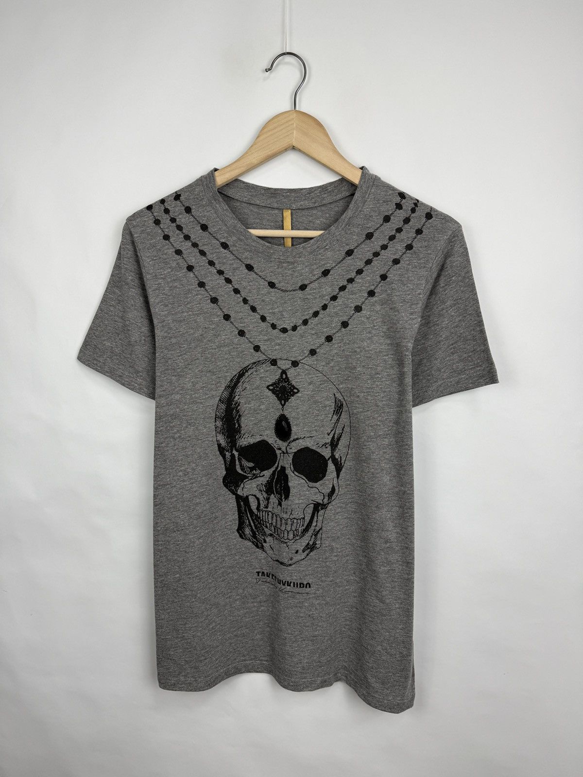 Takeshy Kurosawa 🇮🇹 Takeshy Kurosawa Skull Gothic T-Shirt Opium Rare Retro Size US M / EU 48-50 / 2 - 2 Thumbnail