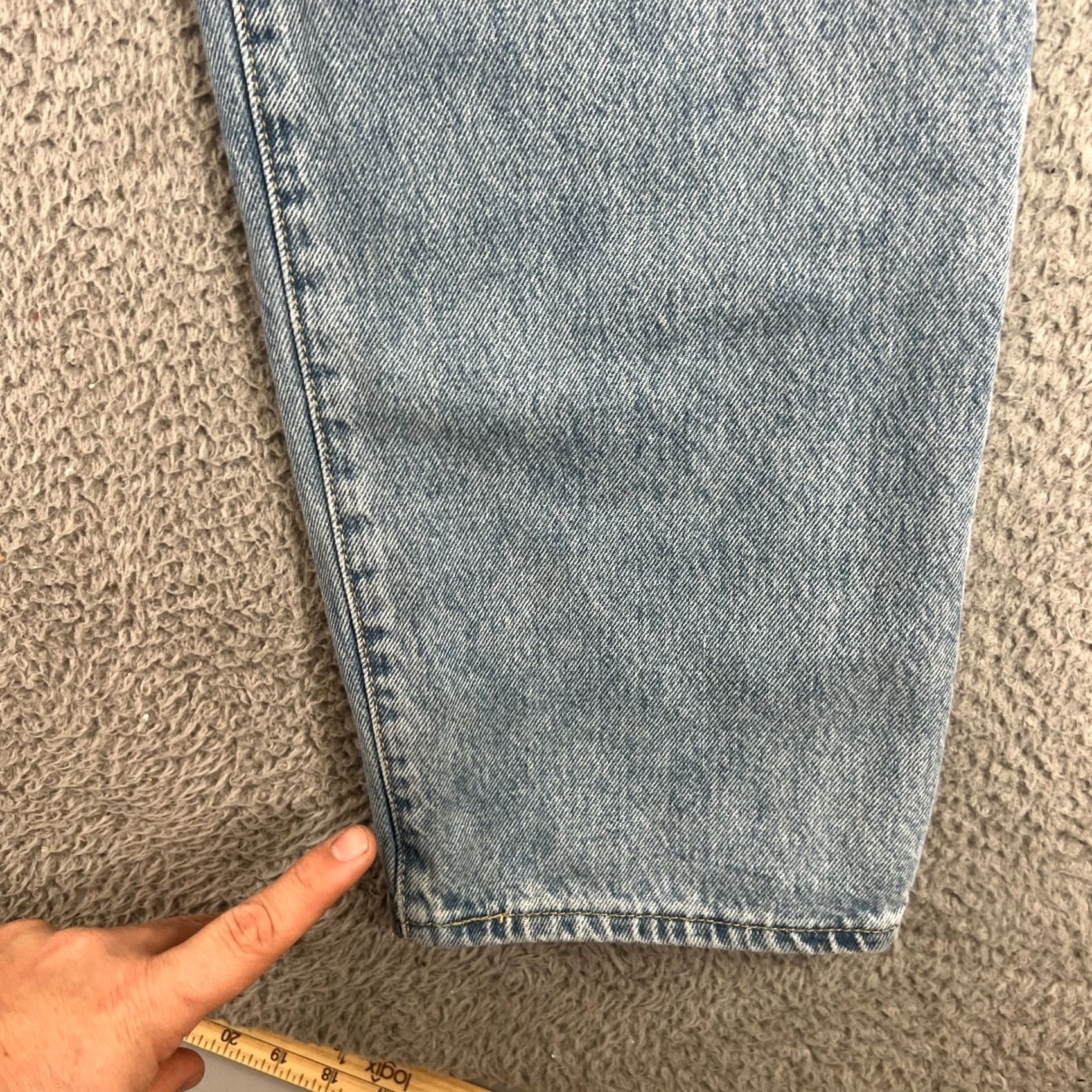 Levi's Levis 94 Baggy Jeans 28 Light Wash 90s Y2K Streetwear Womens Size 28" / US 6 / IT 42 - 6 Thumbnail