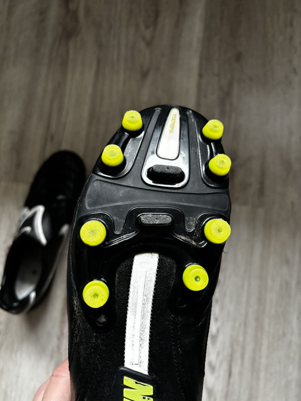 Nike Nike Tiempo Legend III FG Soccer Cleats VoltNo Insoles Size US 9 / EU 42 - 16 Thumbnail