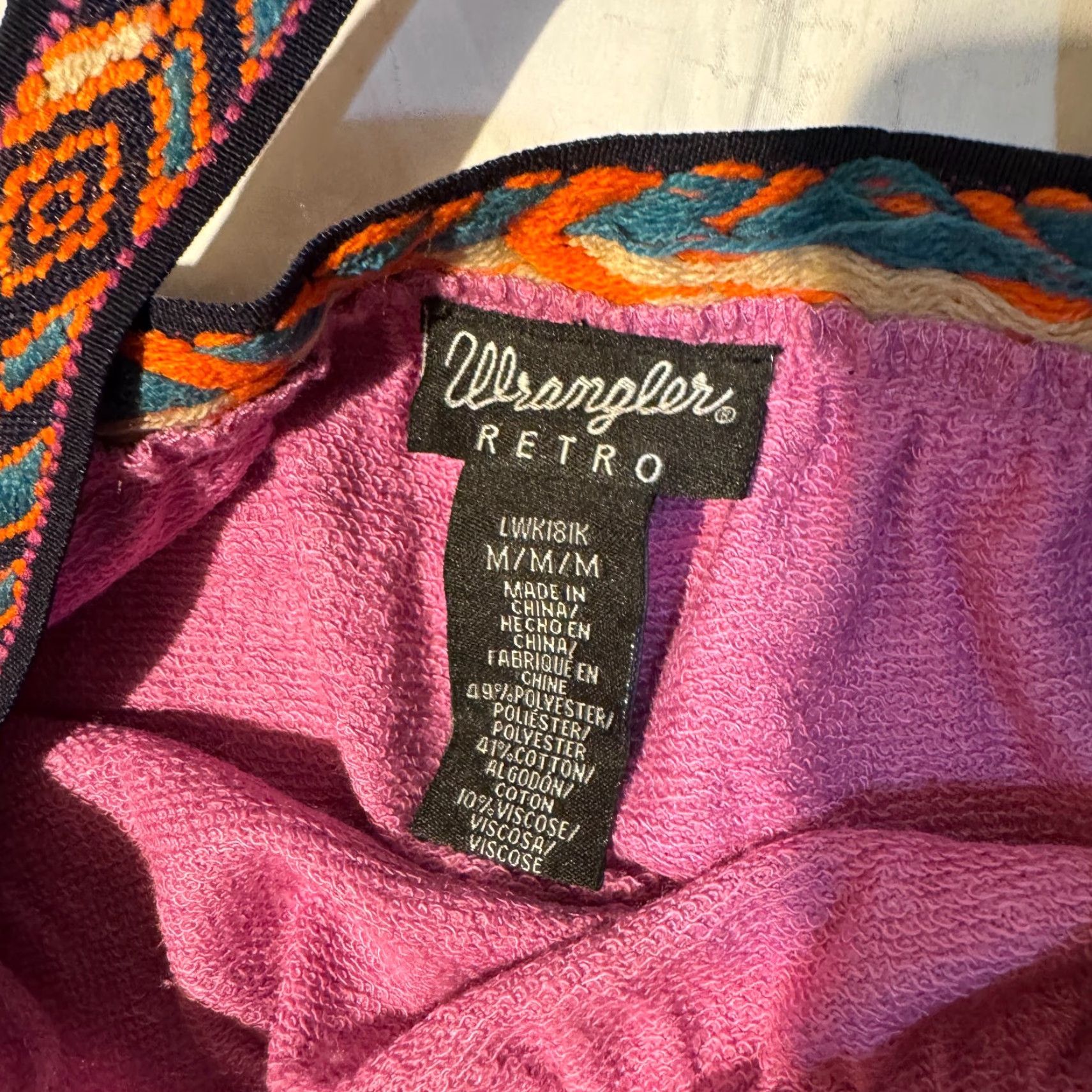 Wrangler Wrangler Sweatshirt Women’s Pink Long Sleeve Cold Shoulder Pullover M Activewear Jersey 100% Cotton Size M / US 6-8 / IT 42-44 - 6 Thumbnail
