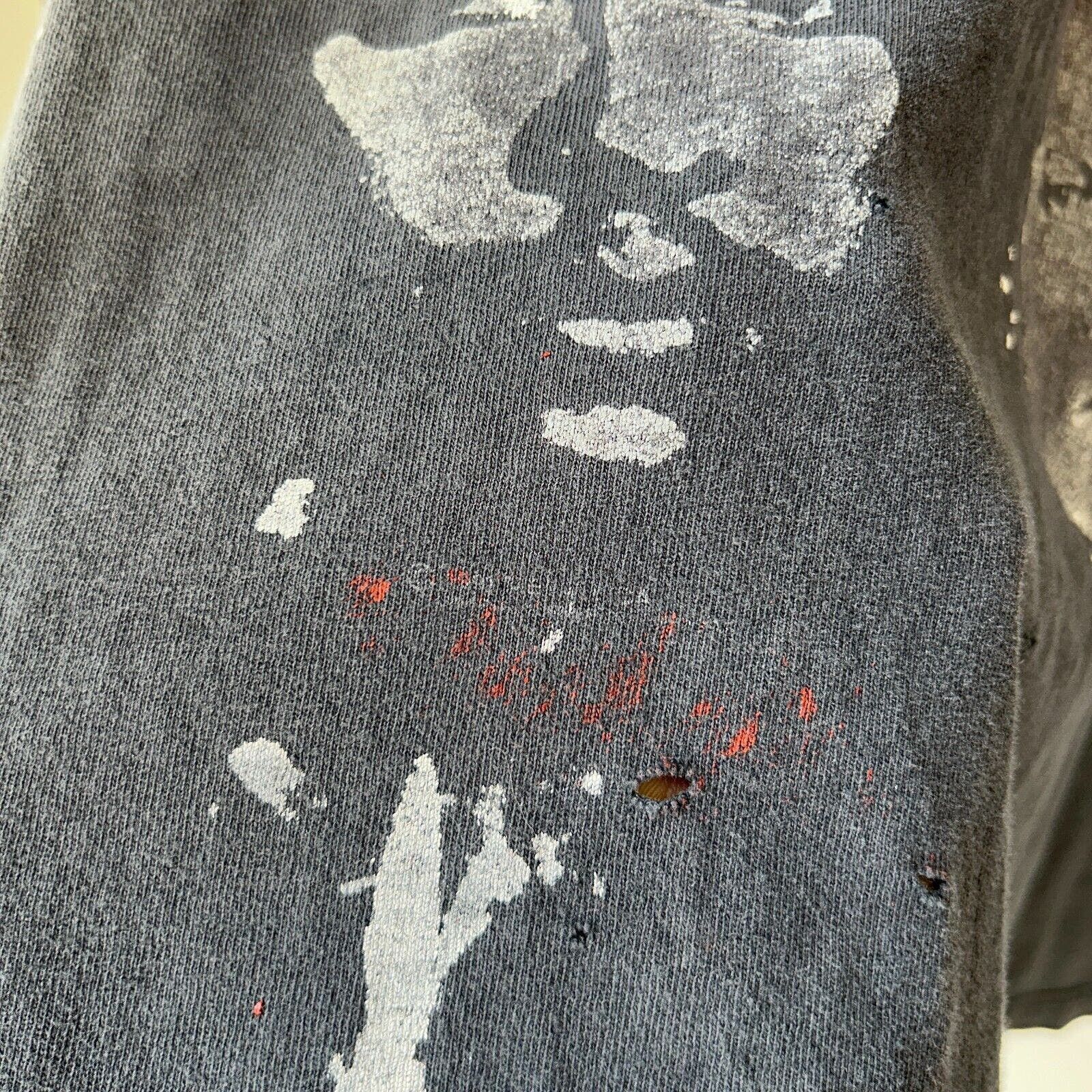 Metallica VINTAGE 1991 | Metallica Black Tour Thrashed Band T-Shirt L Size US L / EU 52-54 / 3 - 5 Thumbnail