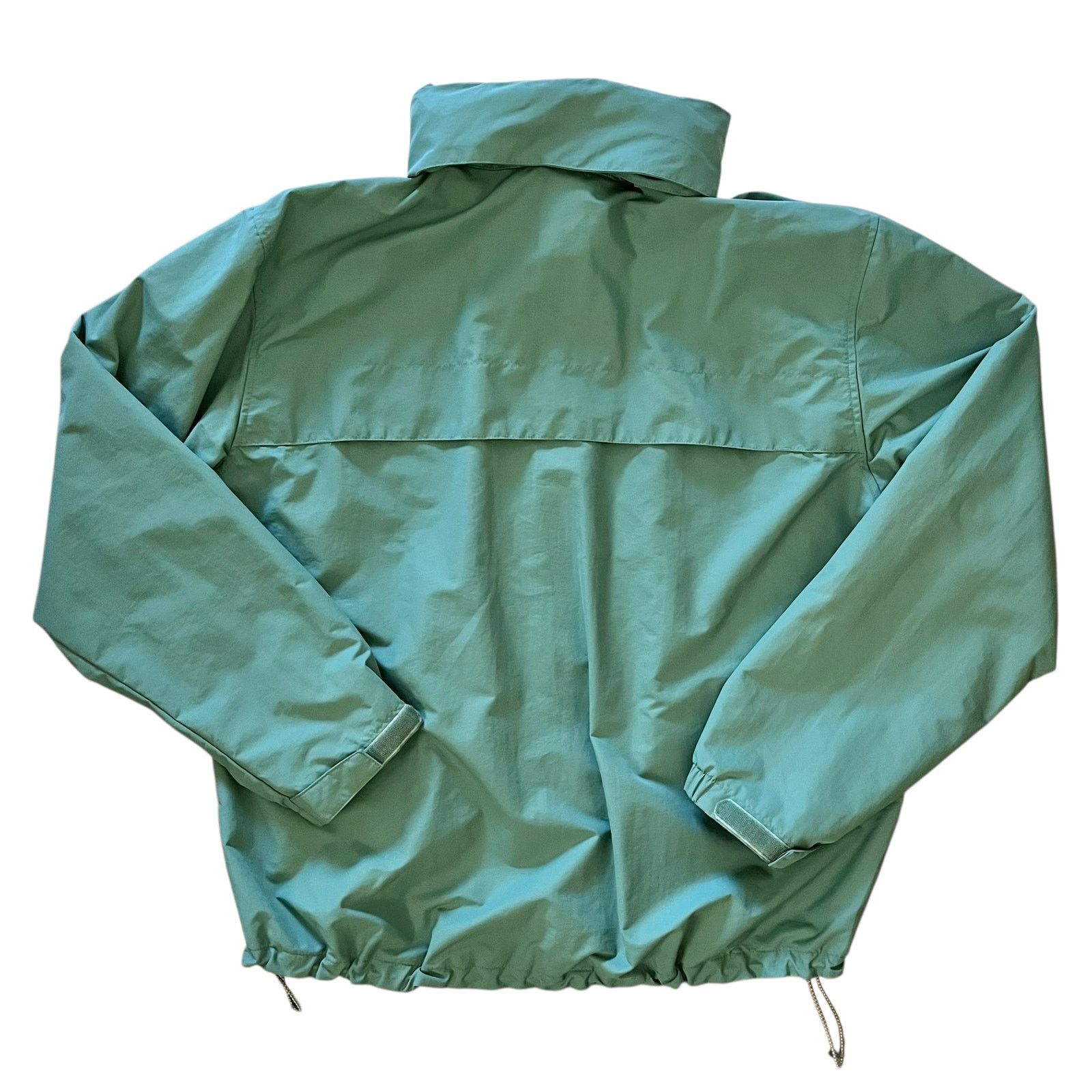 Lands' End Lands' End Convertible Green Hooded Windbreaker Rain Jacket Size US XL / EU 56 / 4 - 2 Thumbnail