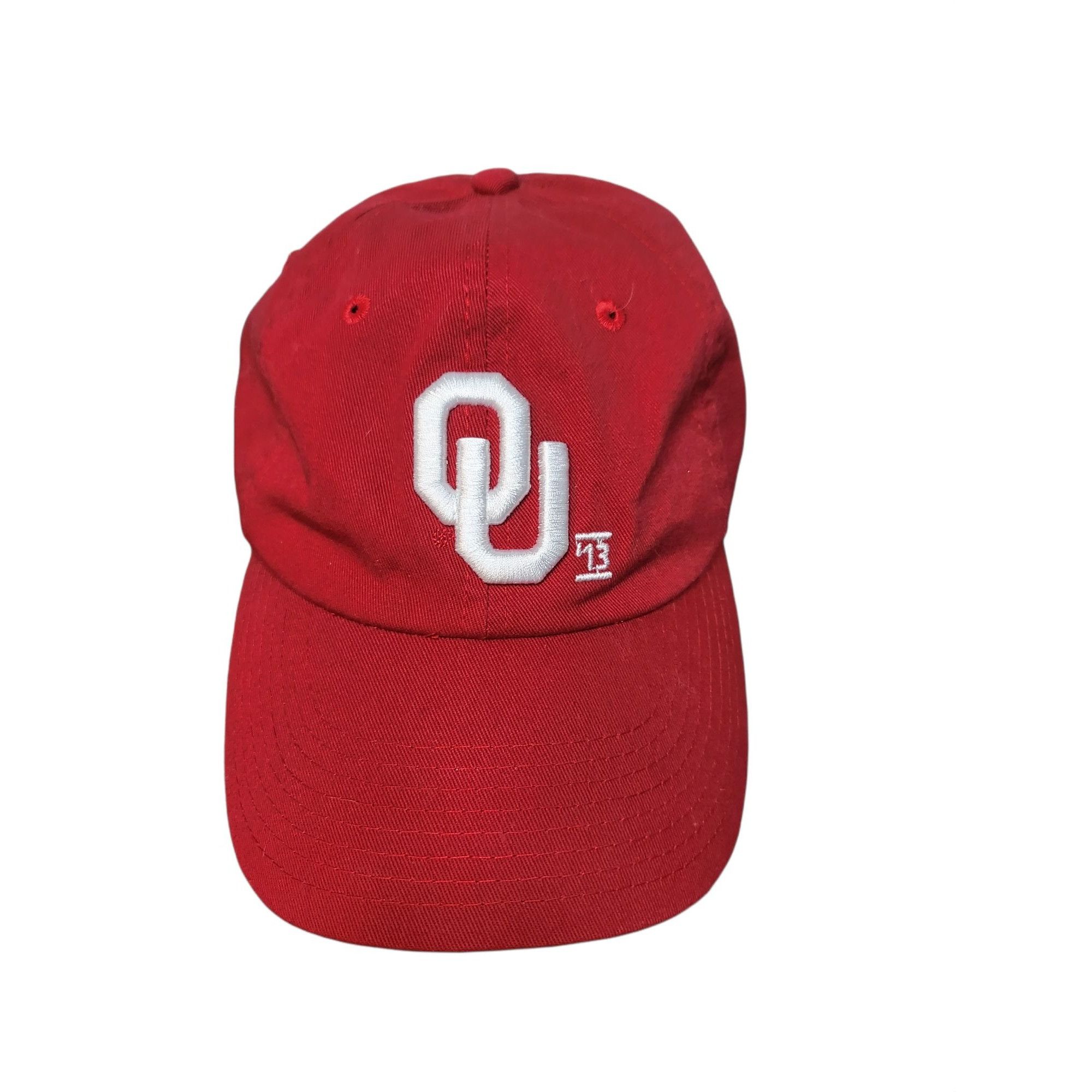 NCAA Oklahoma Sooners Adjustable Strap Hat OS Maroon Bizcaps NCAA Size ONE SIZE - 1 Thumbnail
