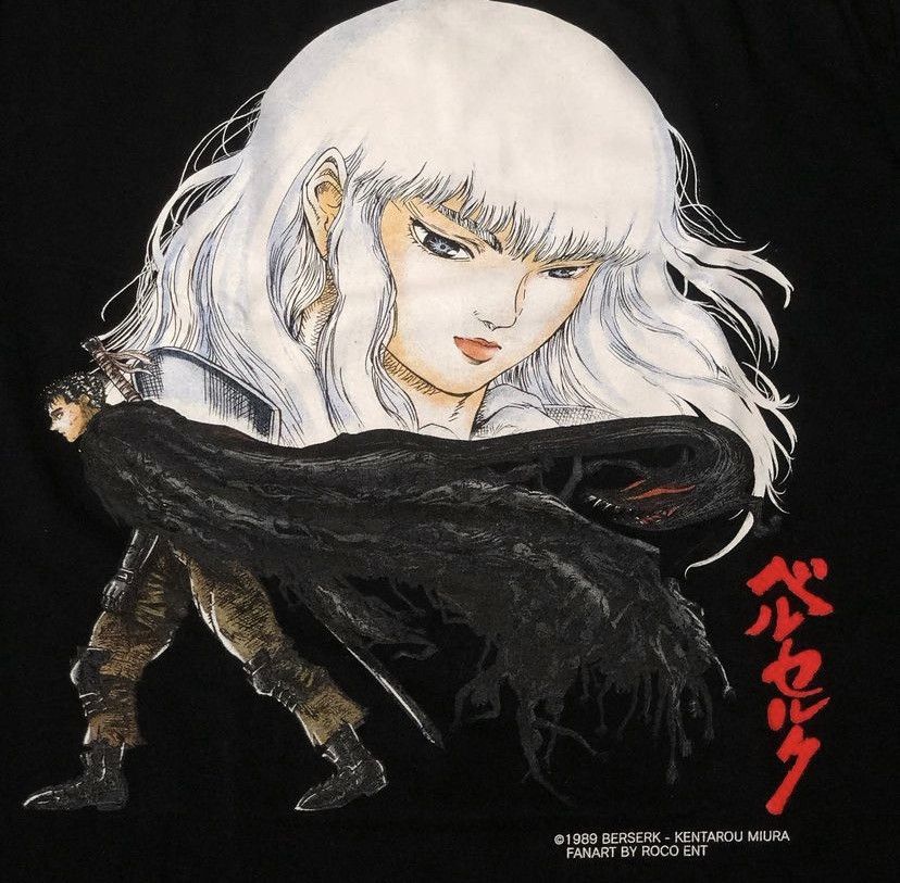 Anime Berserk Griffith and Guts Kentaro Miura Tees Size US XL / EU 56 / 4 - 1 Thumbnail