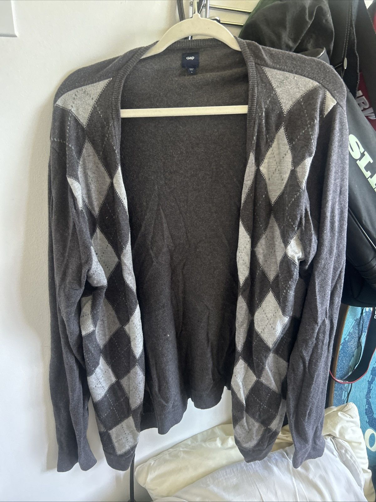 Gap Gap Button Up Grey sweater: fits like M Size US M / EU 48-50 / 2 - 1 Thumbnail