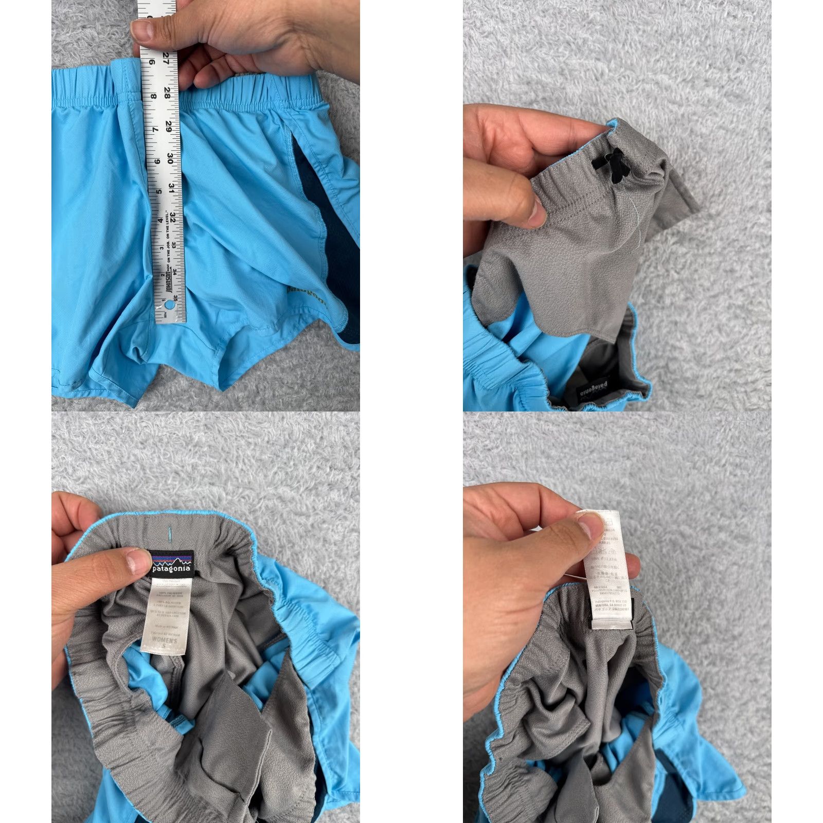 Patagonia Patagonia Shorts Womens Small Blue Strider 3" Lined 100% Polyester Run Running Size 28" / US 6 / IT 42 - 8 Thumbnail