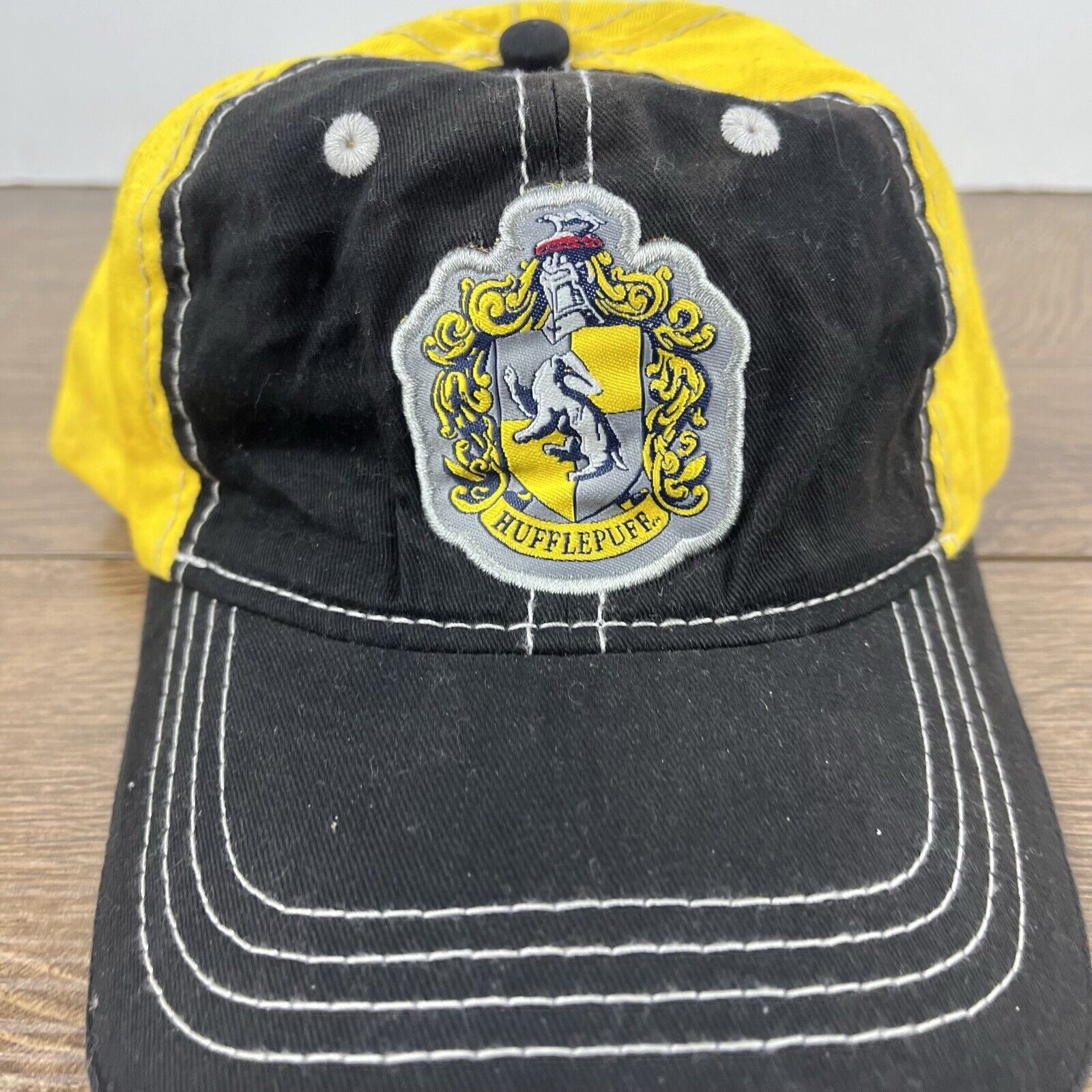 Other Hufflepuff Hat Harry Potter Snapback Hat Black Hat Adjustabl Size ONE SIZE - 7 Thumbnail