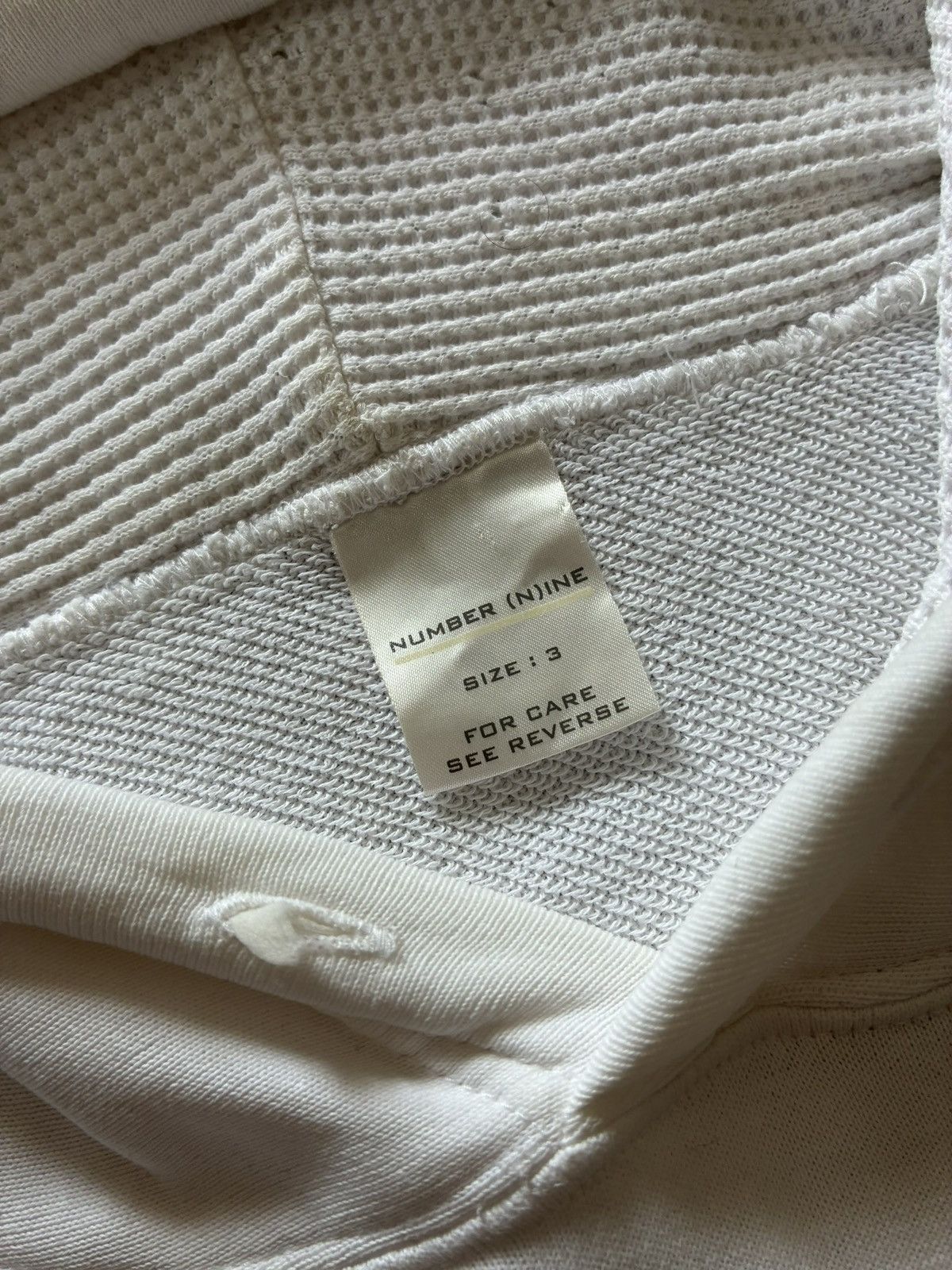 Number (N)ine number (n)ine aw01 short sleeve emblem hoodie Size US L / EU 52-54 / 3 - 7 Thumbnail