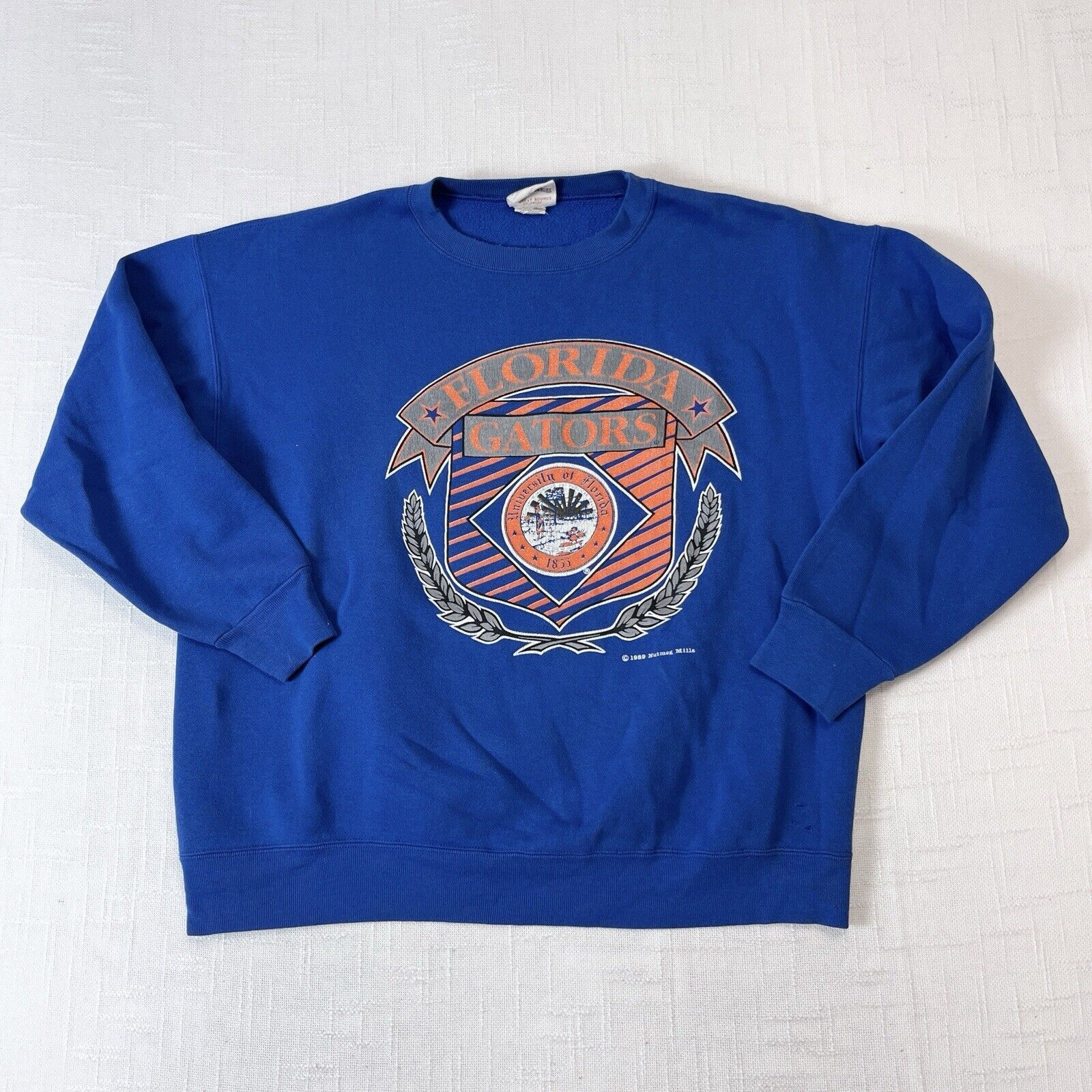 Vintage Florida Gators shops sweater from Nutmeg Mills, large