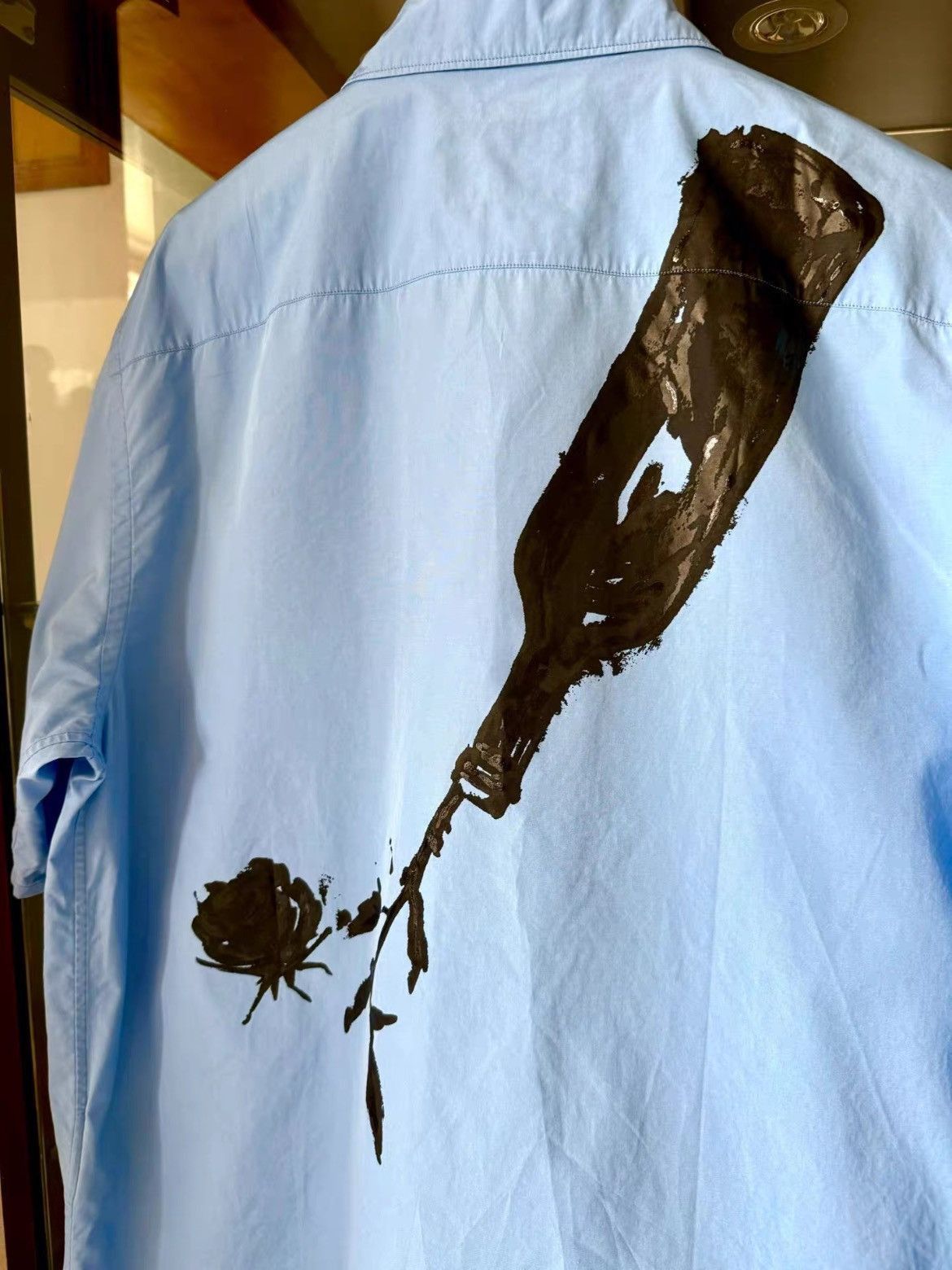 Raf Simons Prada by Raf Simons 22SS Runway Bottle Print S/S Shirt Size US L / EU 52-54 / 3 - 5 Thumbnail