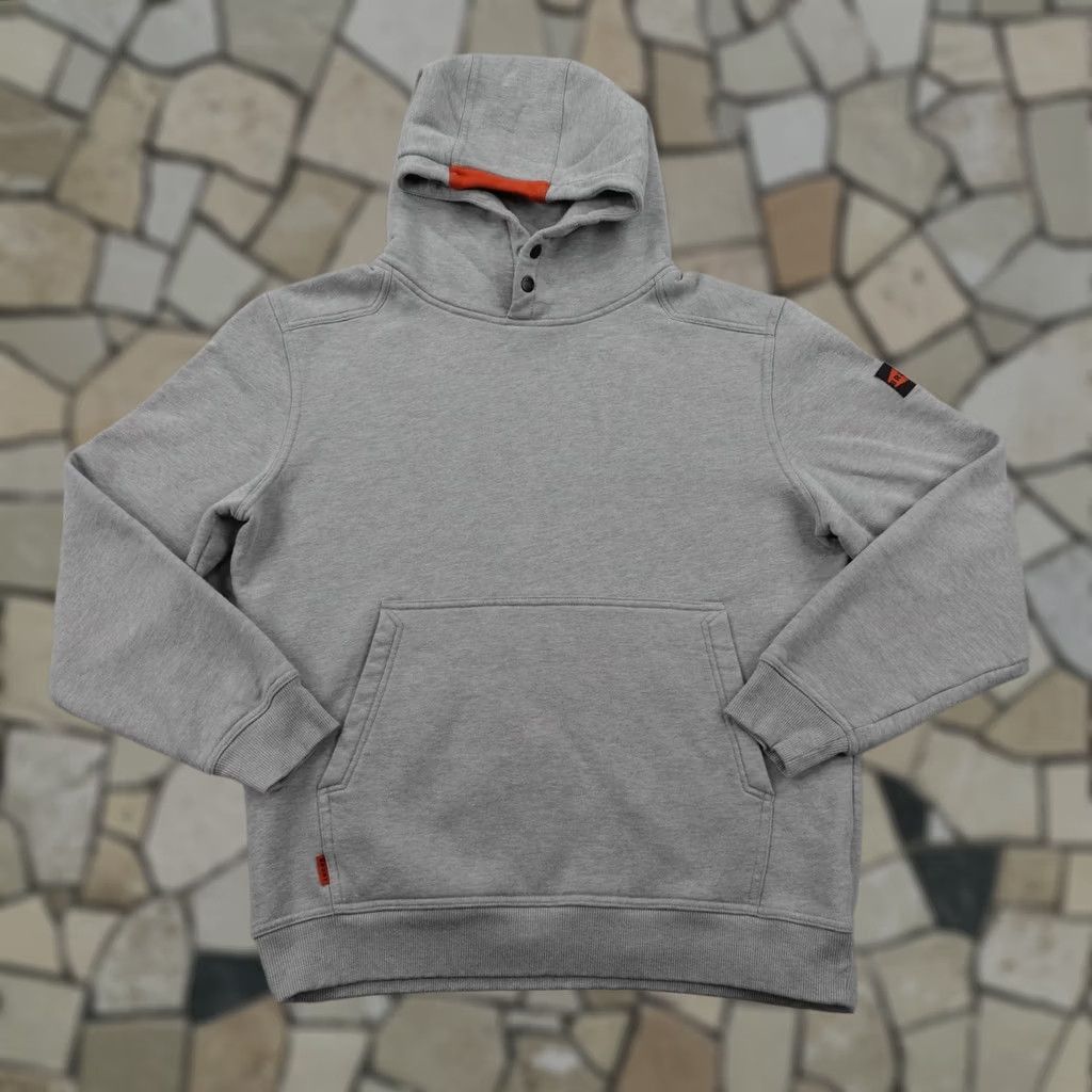 Vintage Brunt Hoodie Men Large Grey Heavyweight Fleece Size US L / EU 52-54 / 3 - 1 Thumbnail