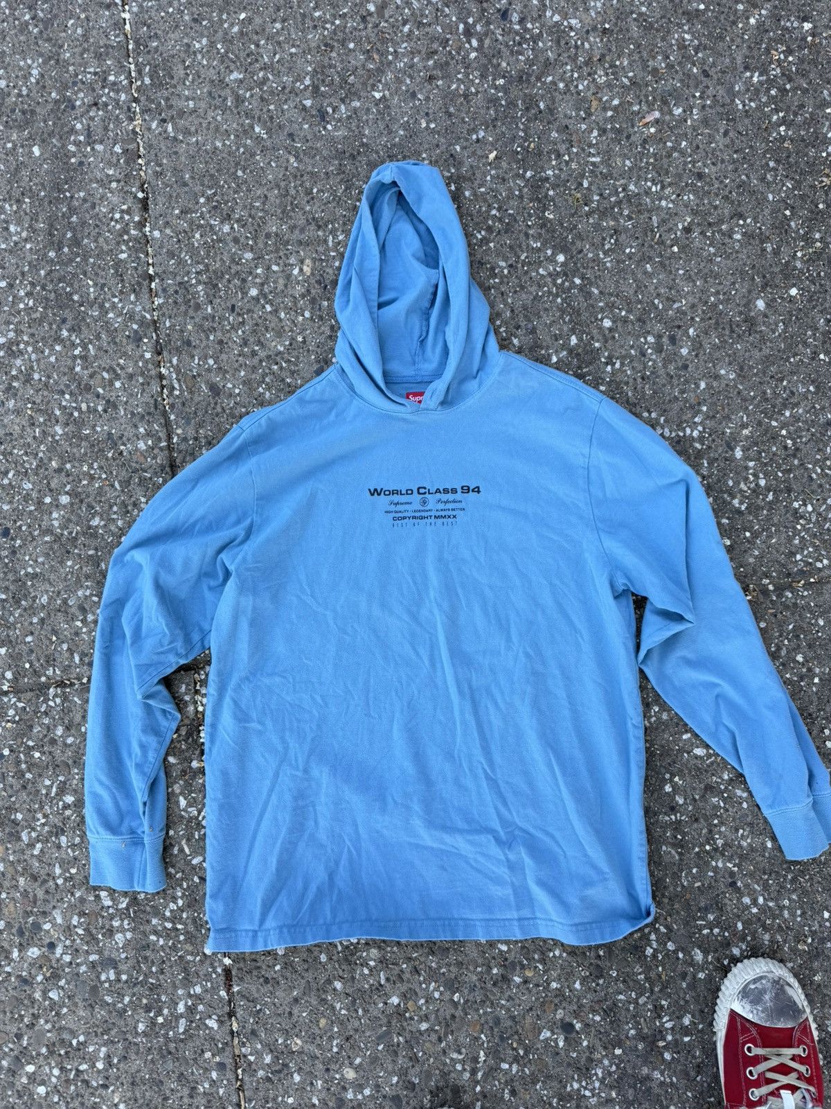 Supreme Light Blue / Teal Supreme 94 World Class Sweater Size US M / EU 48-50 / 2 - 1 Thumbnail