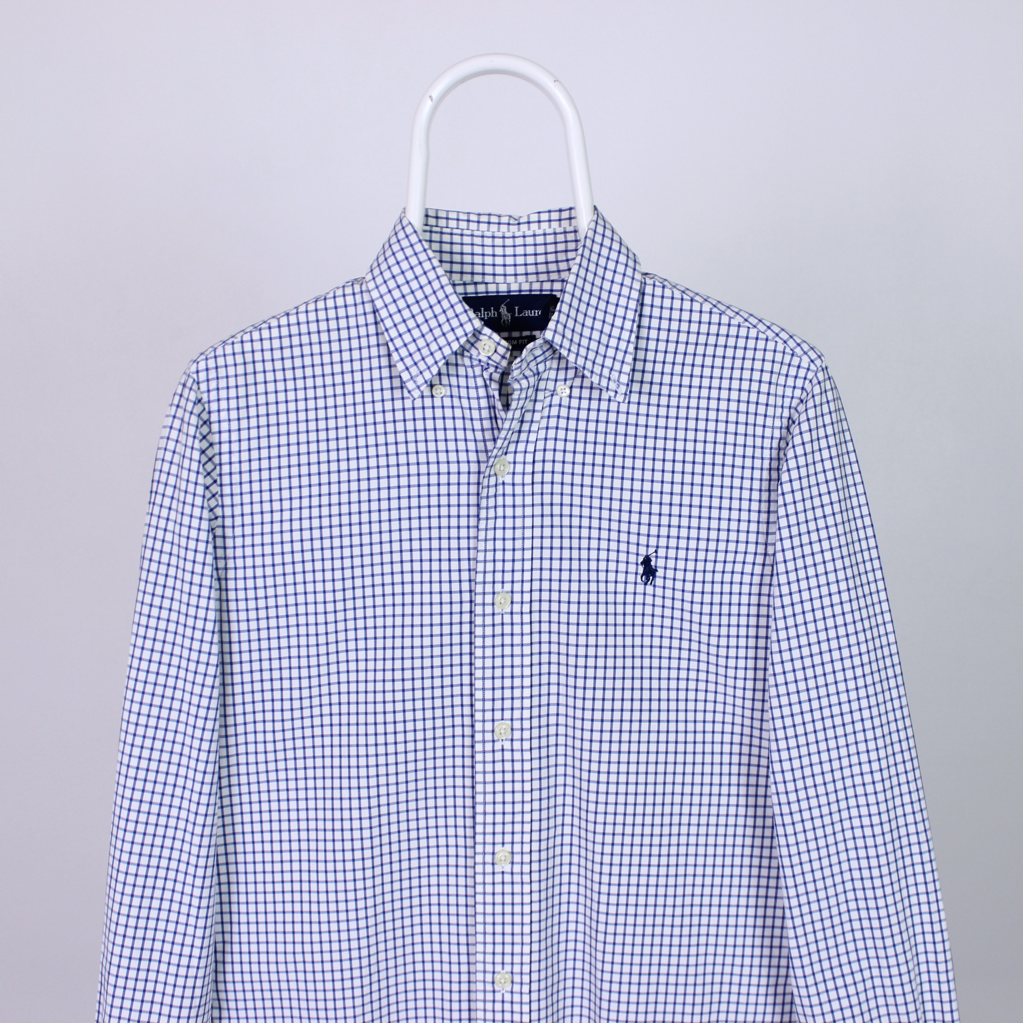 Polo Ralph Lauren Polo Ralph Lauren Shirt S Classic blue white cotton striped Size US S / EU 44-46 / 1 - 1 Thumbnail