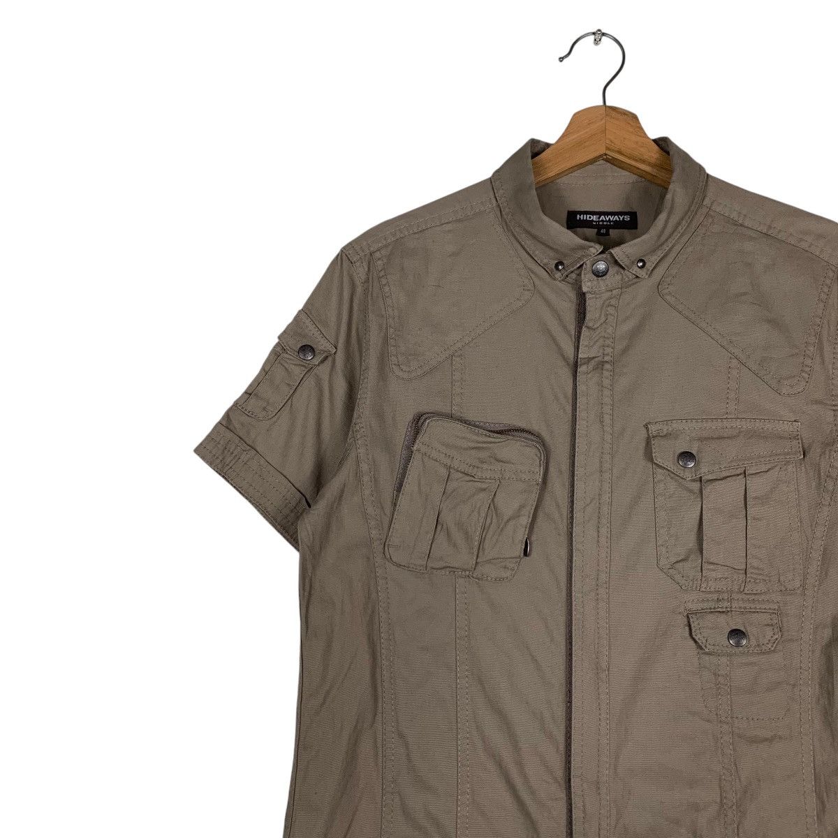 HIDEAWAYS HIDEAWAYS Nicole Short Sleeve Zipper Jacket #1374-C62 Size US S / EU 44-46 / 1 - 6 Thumbnail