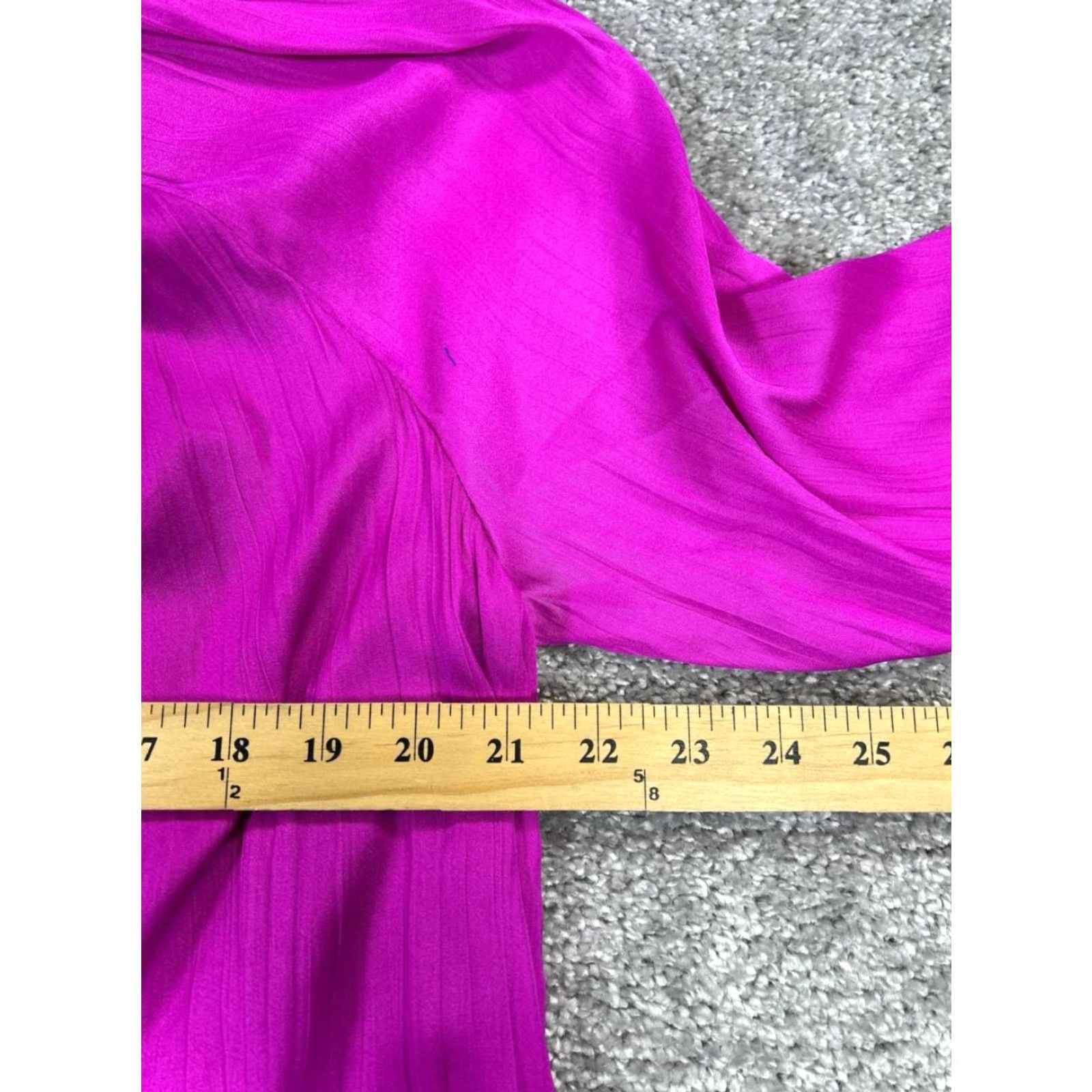 Anthropologie VINTAGE Anthropologie Dress Womens Small Purple Satin Blouson Size S / US 4 / IT 40 - 6 Thumbnail