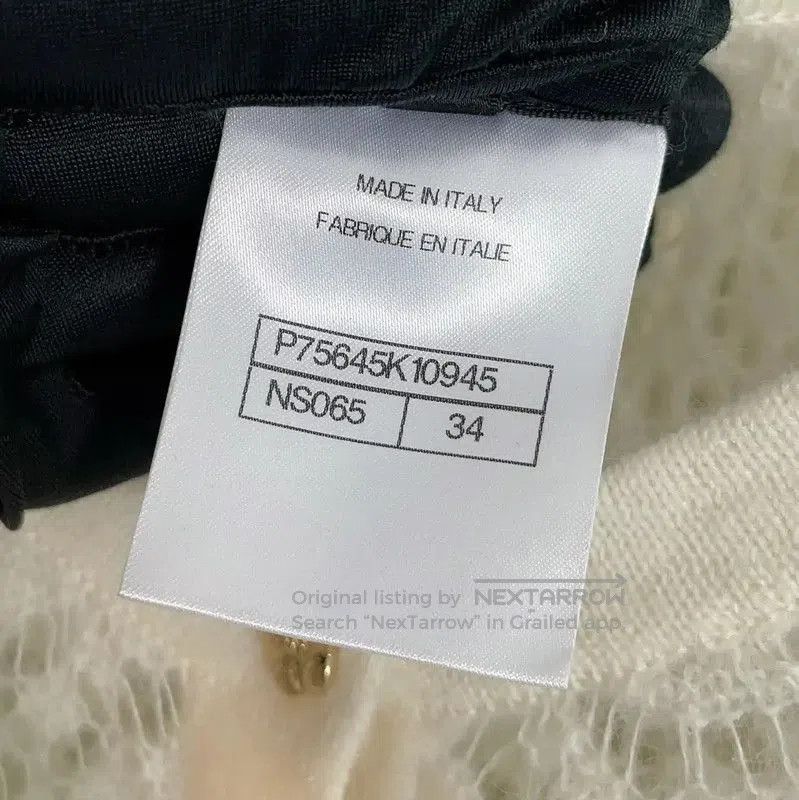 Chanel Chanel White Alpaca Wool Puff Sleeve Cardigan . Size S / US 4 / IT 40 - 8 Thumbnail