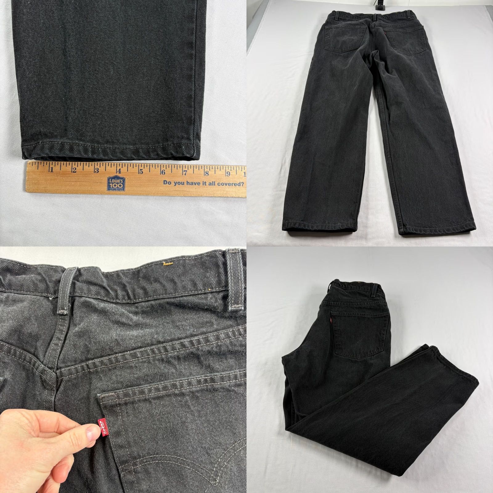 Levi's Vintage Levi'S 550 Jeans Mens 38x30 - Dark Wash Denim Straight Size US 38 / EU 54 - 8 Thumbnail