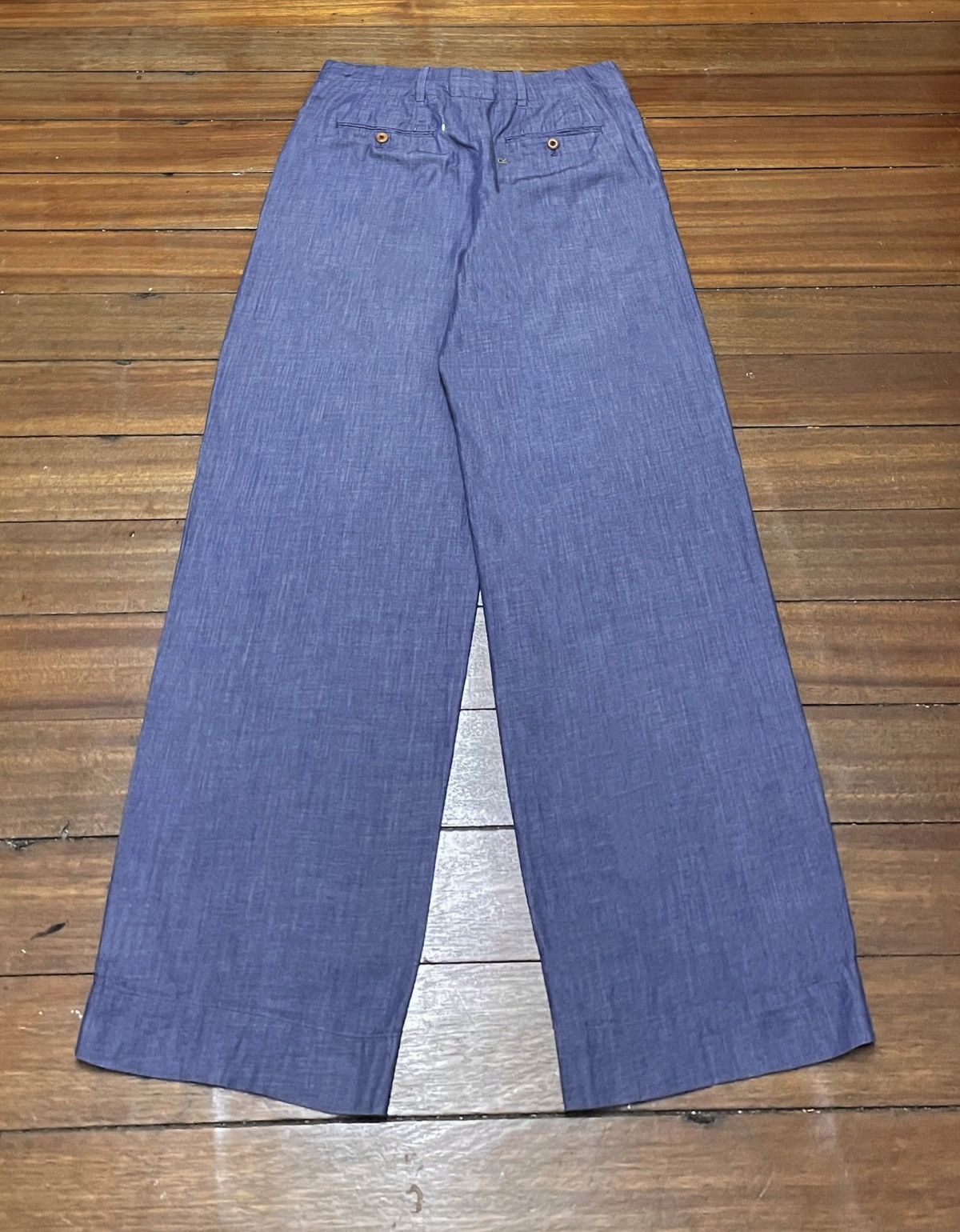 45rpm × Japanese Brand × Vintage Rare Design Vintage Japanese Brand 45rpm Baggy Pants 1990s Size US 29 - 2 Thumbnail