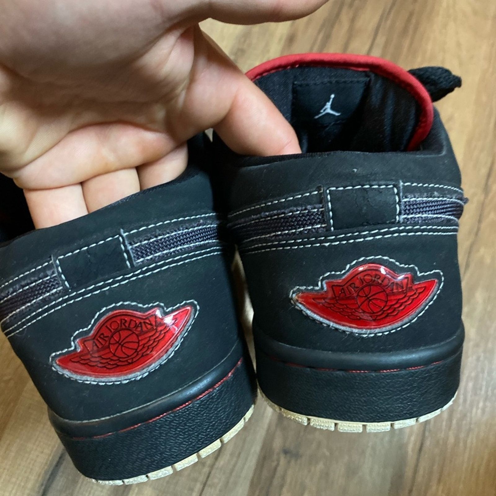 Jordan Brand 2008 Jordan 1 Low Phat Varsity Red Bred Size US 11 / EU 44 - 4 Thumbnail