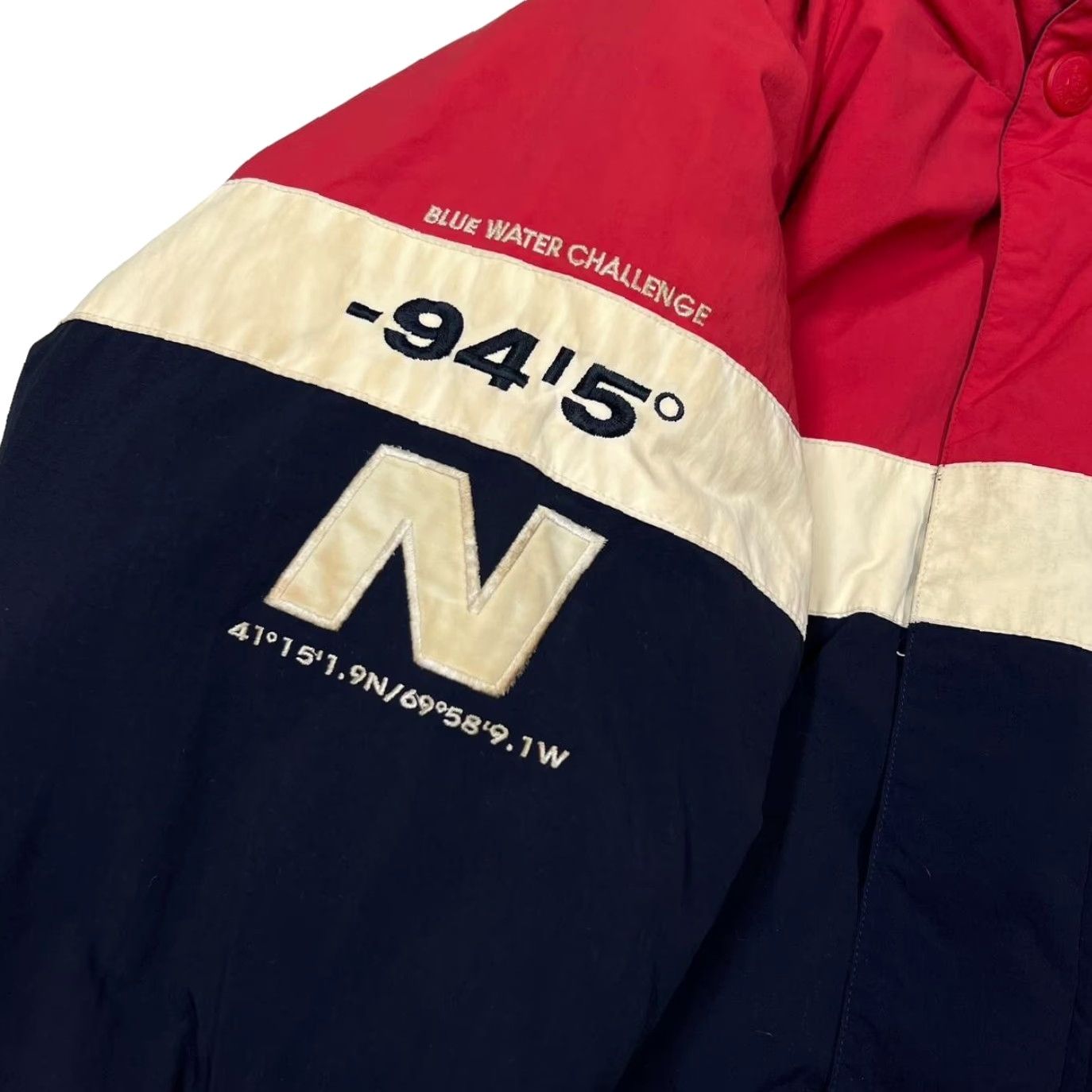 Nautica NAUTICA Jacket Puffer Small Navy Down Filled Colour Block Retro Vintage Men’s Jacket Size US S / EU 44-46 / 1 - 4 Thumbnail
