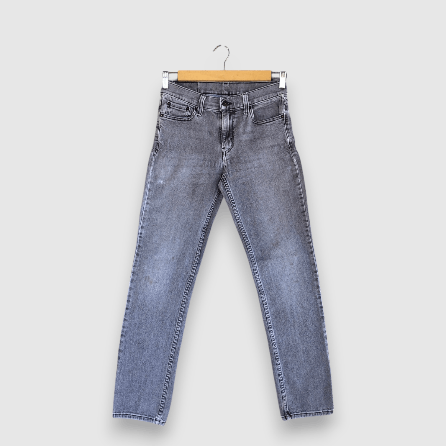 Levi's Vintage Levis 511 Faded Black Jeans Levi's Ash Gray Denim Size 26" / US 2 / IT 38 - 1 Thumbnail