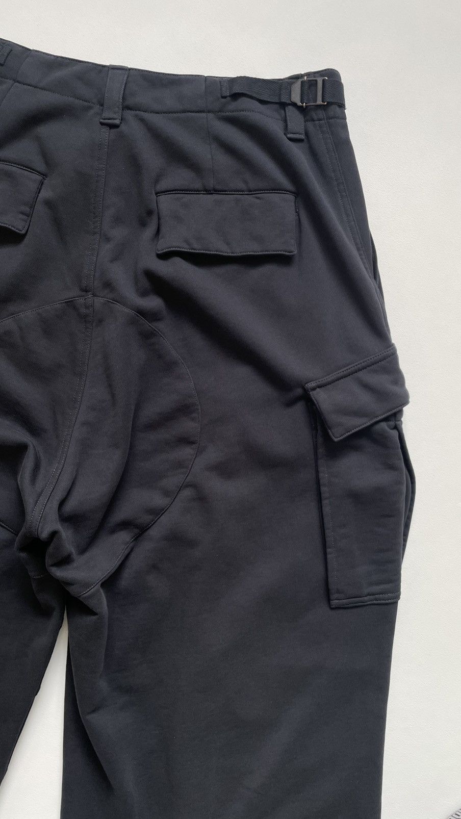 Balenciaga 2022 Wide Leg Black Jersey Cargo Pants Size US 34 / EU 50 - 18 Thumbnail