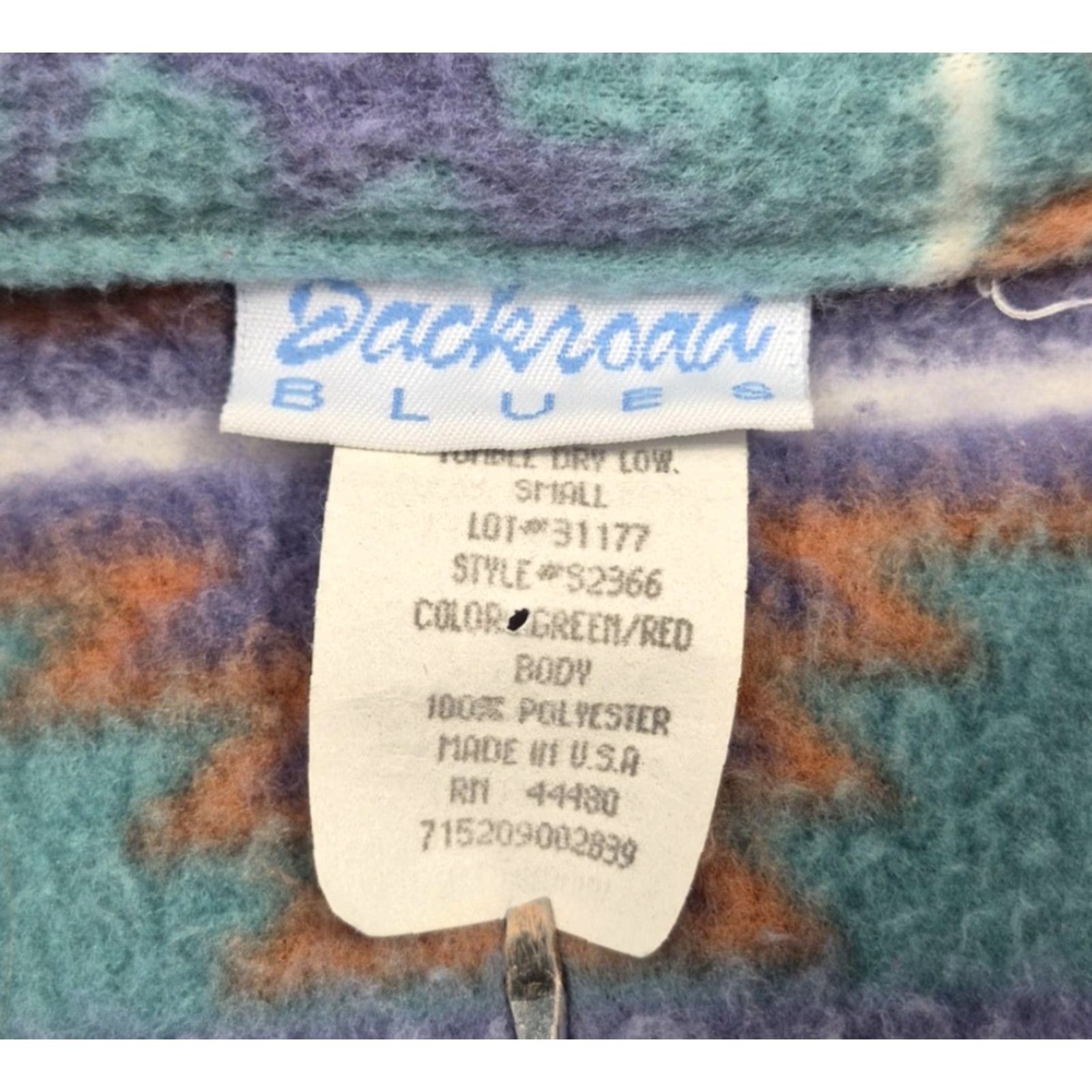 Vintage Backroad Blues Womens Sweater Shirt XS? (error) Size S / US 4 / IT 40 - 5 Thumbnail