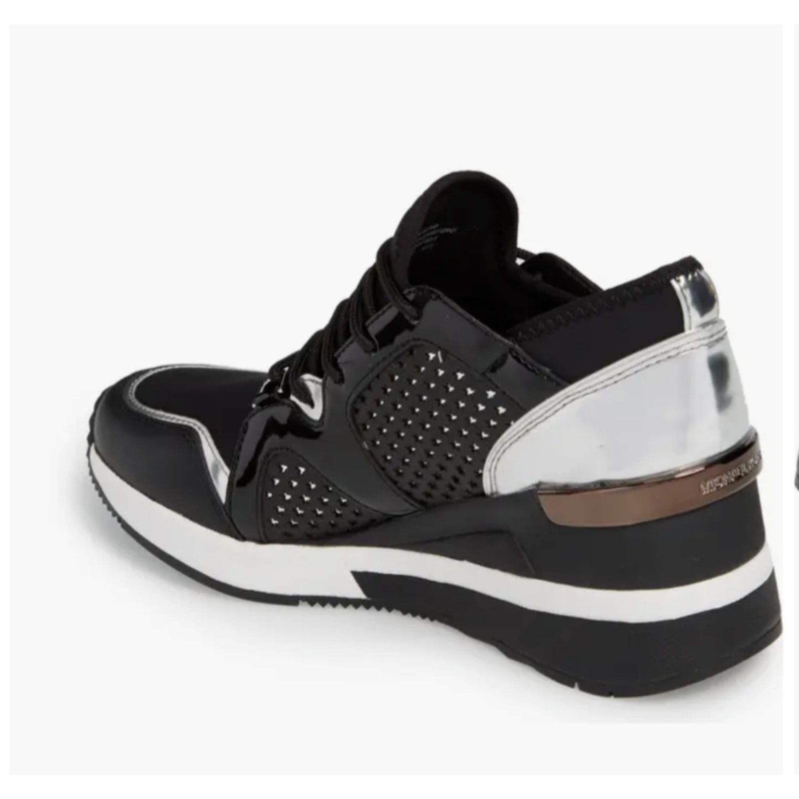 Michael Kors Michael Kors Black Scout Trainer Scuba Leather Sneaker 9 Size US 9 / IT 39 - 3 Thumbnail