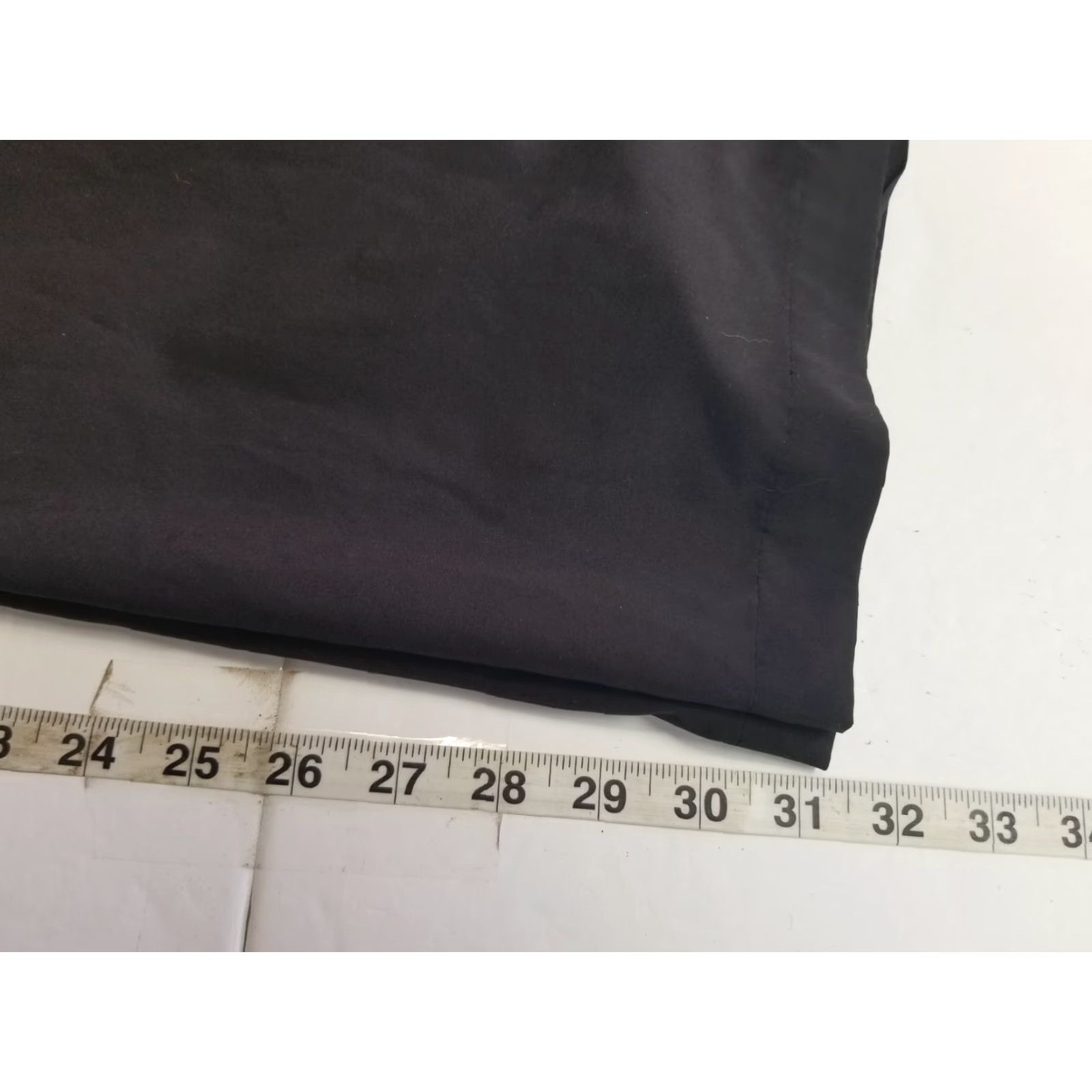 Vintage Clothin Pants Men 34-36 Black Lightweight Elastic Waist Chino Flat Front Pockets Comfortable Breathable Nylon Spandex Straight Leg Size US 34 / EU 50 - 5 Thumbnail