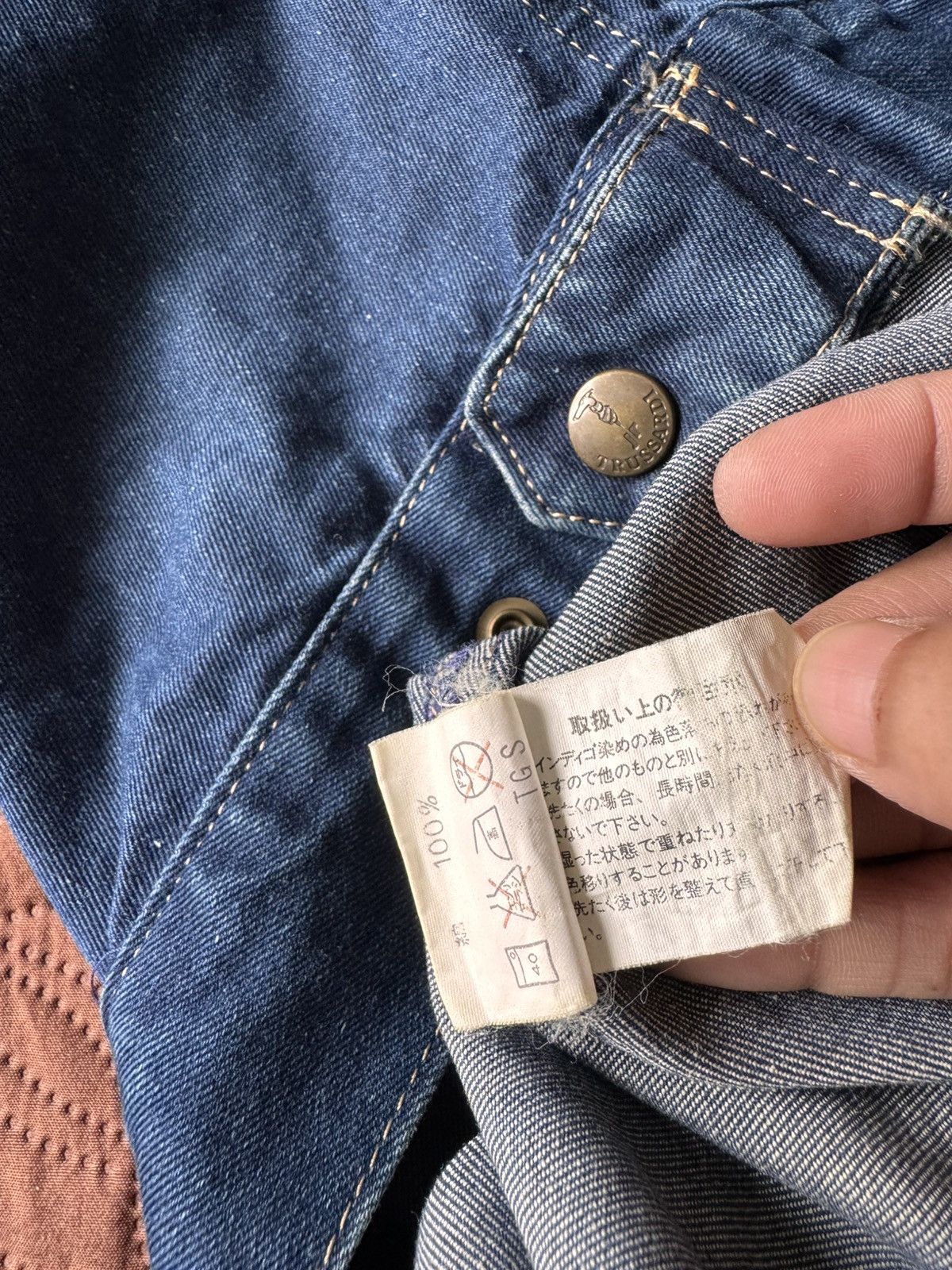 Trussardi Vintage trusardi denim jacket Dual Pointed Flap Pockets Size US M / EU 48-50 / 2 - 11 Thumbnail