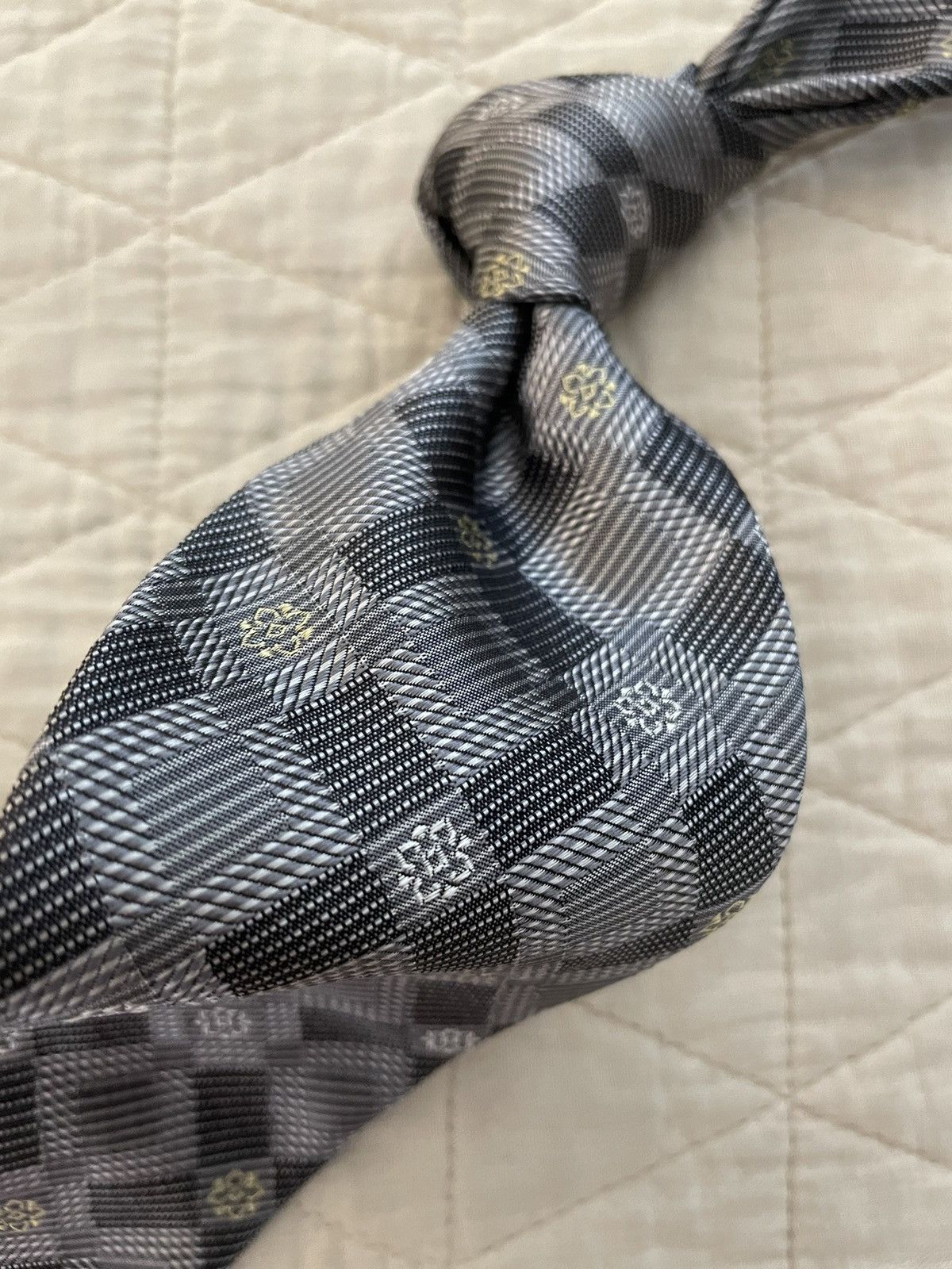 Ermenegildo Zegna × Vintage Substantial Woven Silk Power Tie Size ONE SIZE - 2 Thumbnail