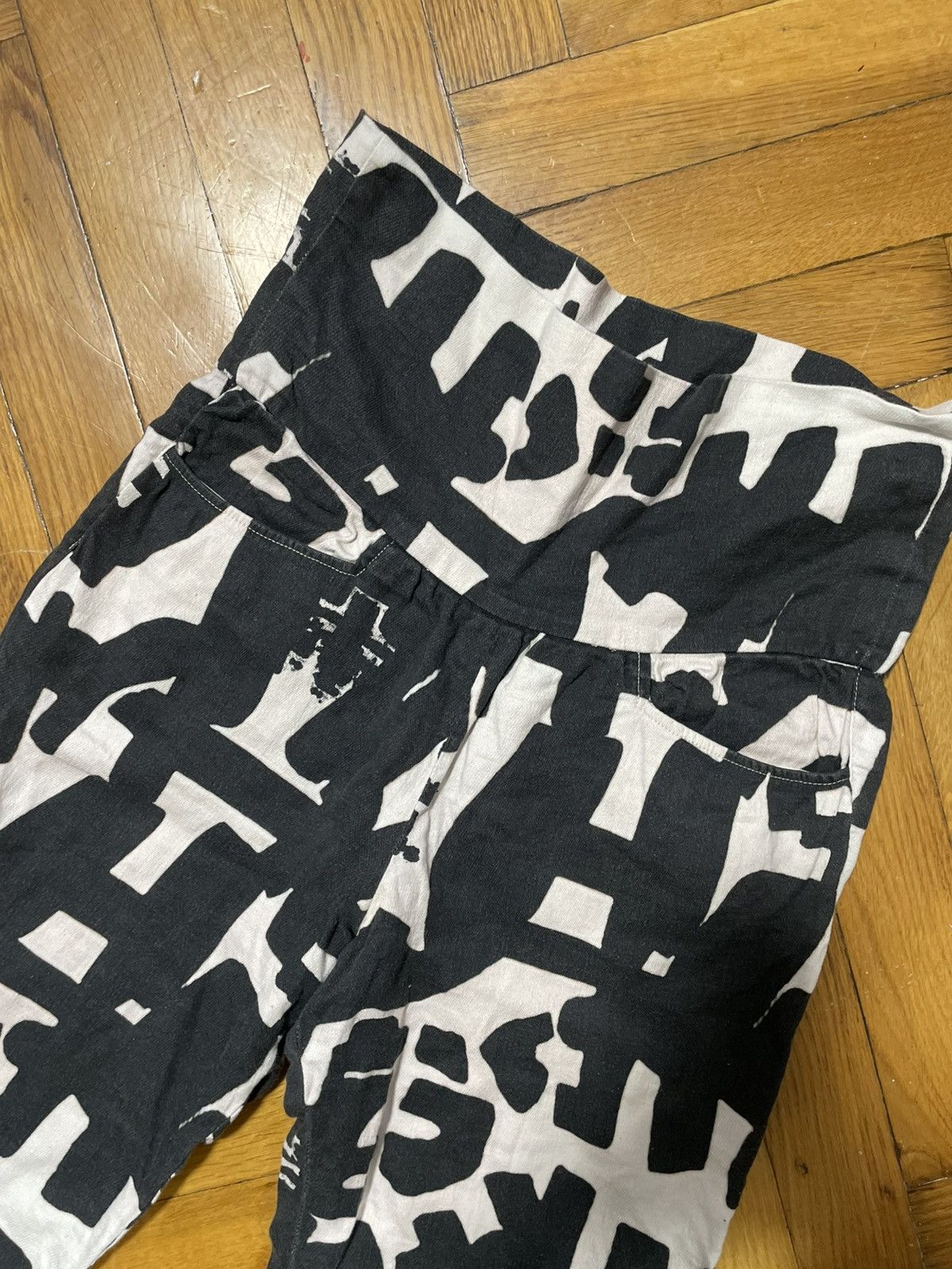 Isabel Marant Vintage pants Isabel Marant Monochrome Printed Cotton Size 26" / US 2 / IT 38 - 18 Thumbnail