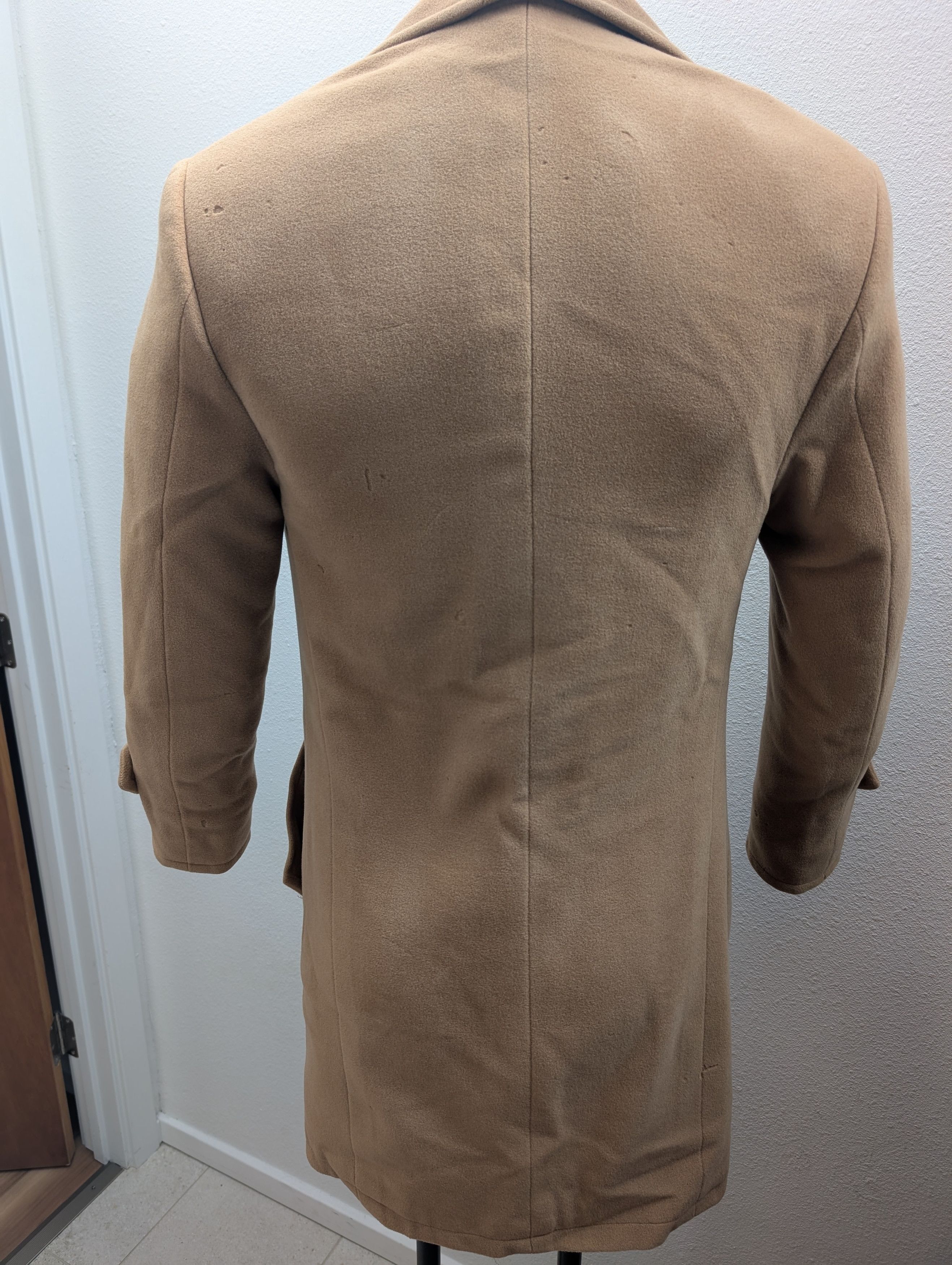 Hermes Men's Hermès Angora Cashmere Double Breasted Coat Size US M / EU 48-50 / 2 - 12 Thumbnail