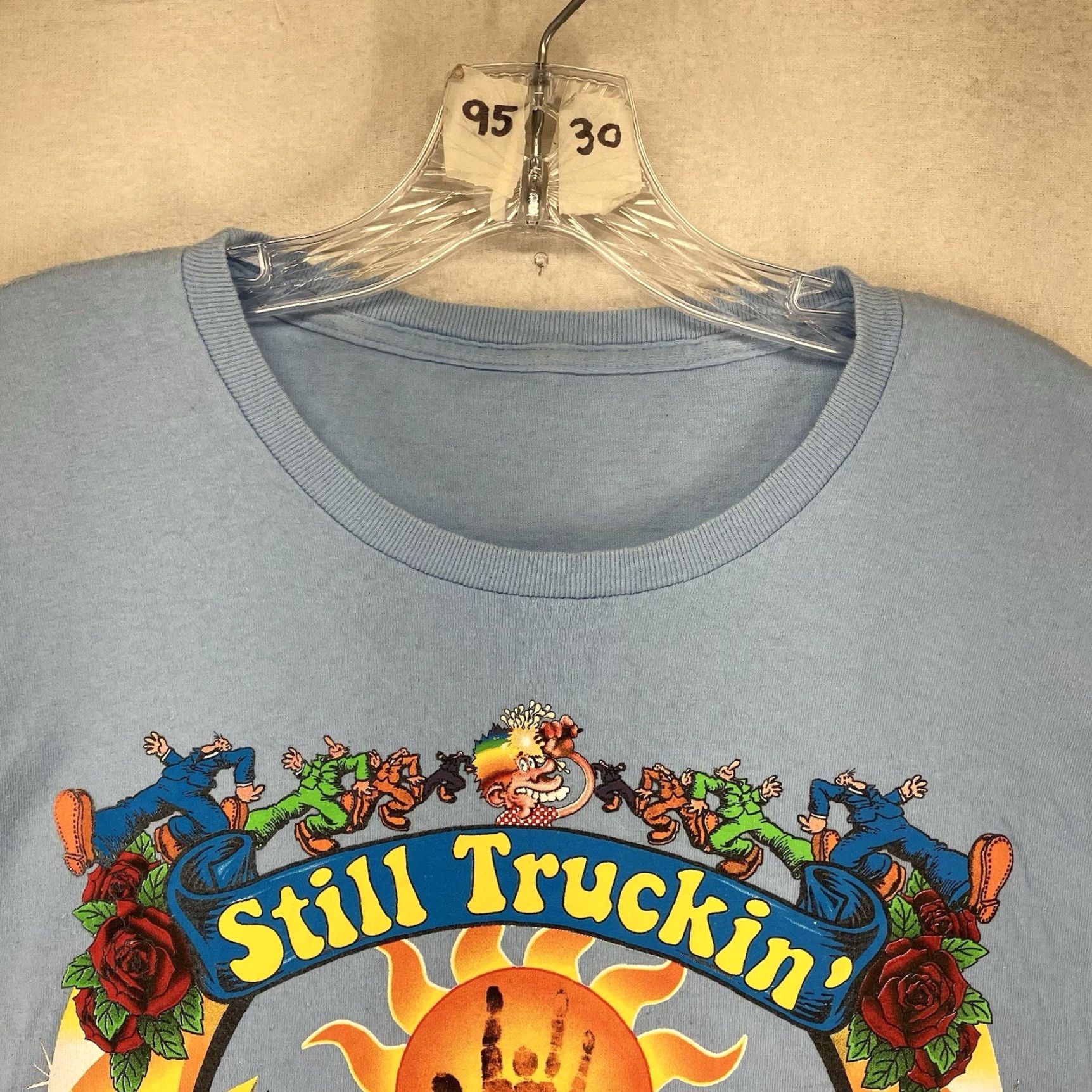 Vintage VINTAGE Grateful Dead T Shirt Fare Thee Well Music Tour 2021 Medium Still Truckin' USA Size US M / EU 48-50 / 2 - 5 Thumbnail