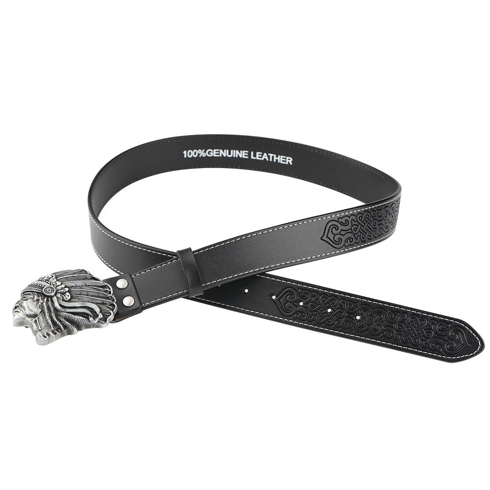 Designer Vintage Vintage Belt Riveted Belts Menswear Accessories Size ONE SIZE - 3 Thumbnail