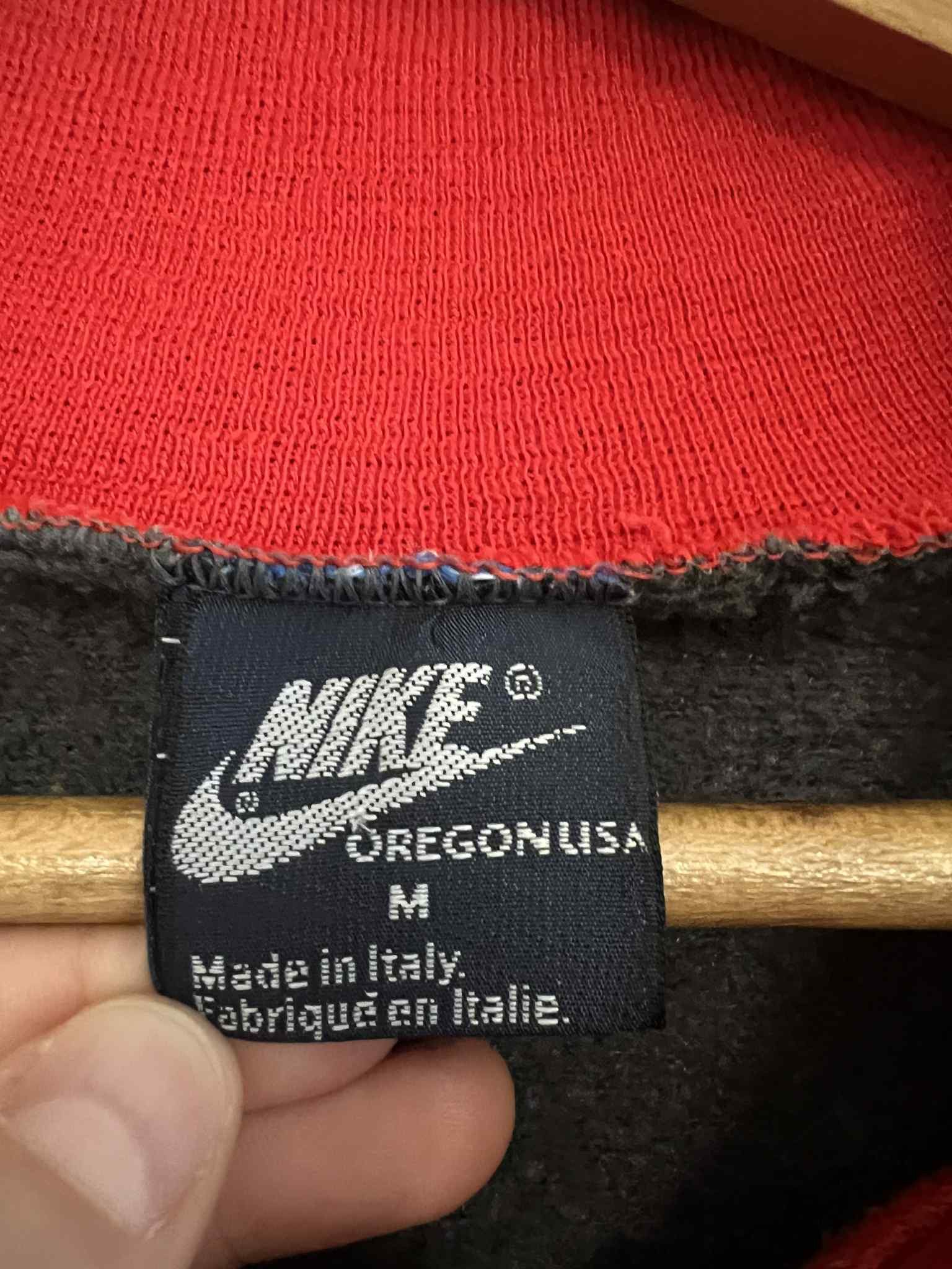 Nike Nike 1980 Made in ltaly Sweater Zip Track Jacket Red Grey 💥 Size US M / EU 48-50 / 2 - 4 Thumbnail
