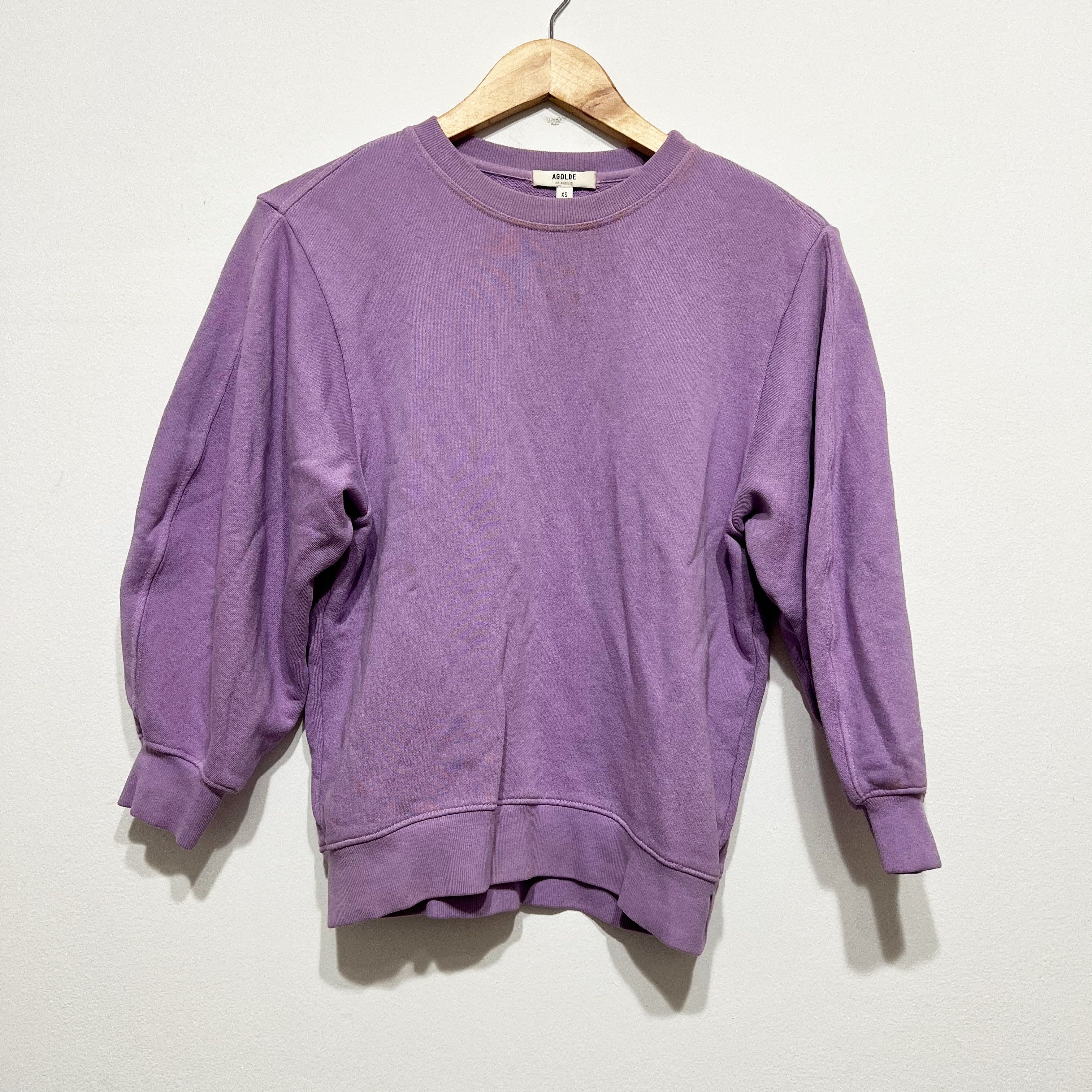 Agolde Agolde Thora Balloon Sleeve Cotton Terry Size XS / US 0-2 / IT 36-38 - 1 Thumbnail