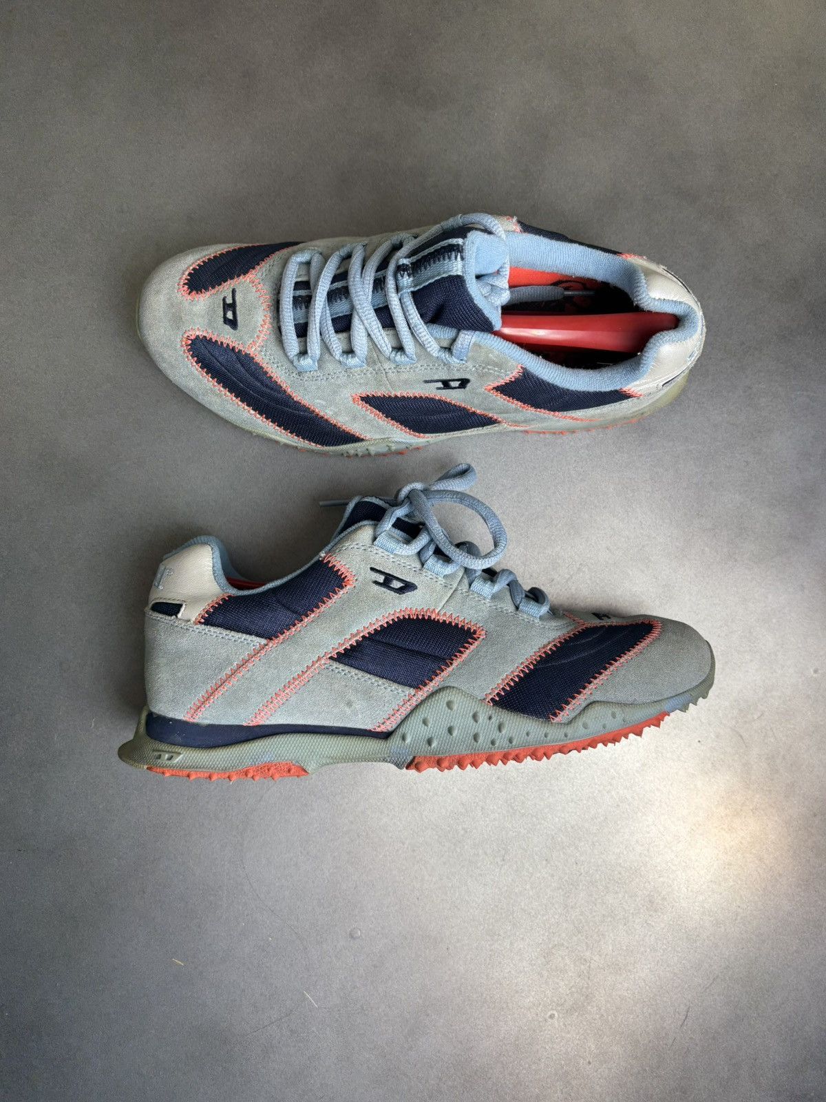 Diesel × Vintage Vintage Diesel Jeans Sneakers 2000s Diesel KINSA Shoes Suede Size US 8.5 / EU 41-42 - 12 Thumbnail