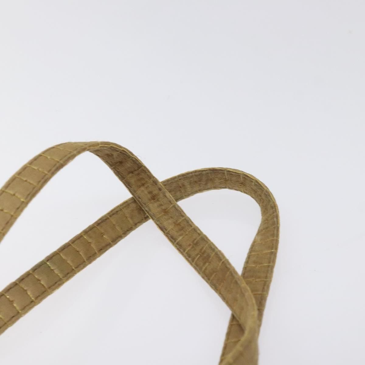 Prada PRADA Hand Bag Satin Beige Gold Size ONE SIZE - 8 Thumbnail