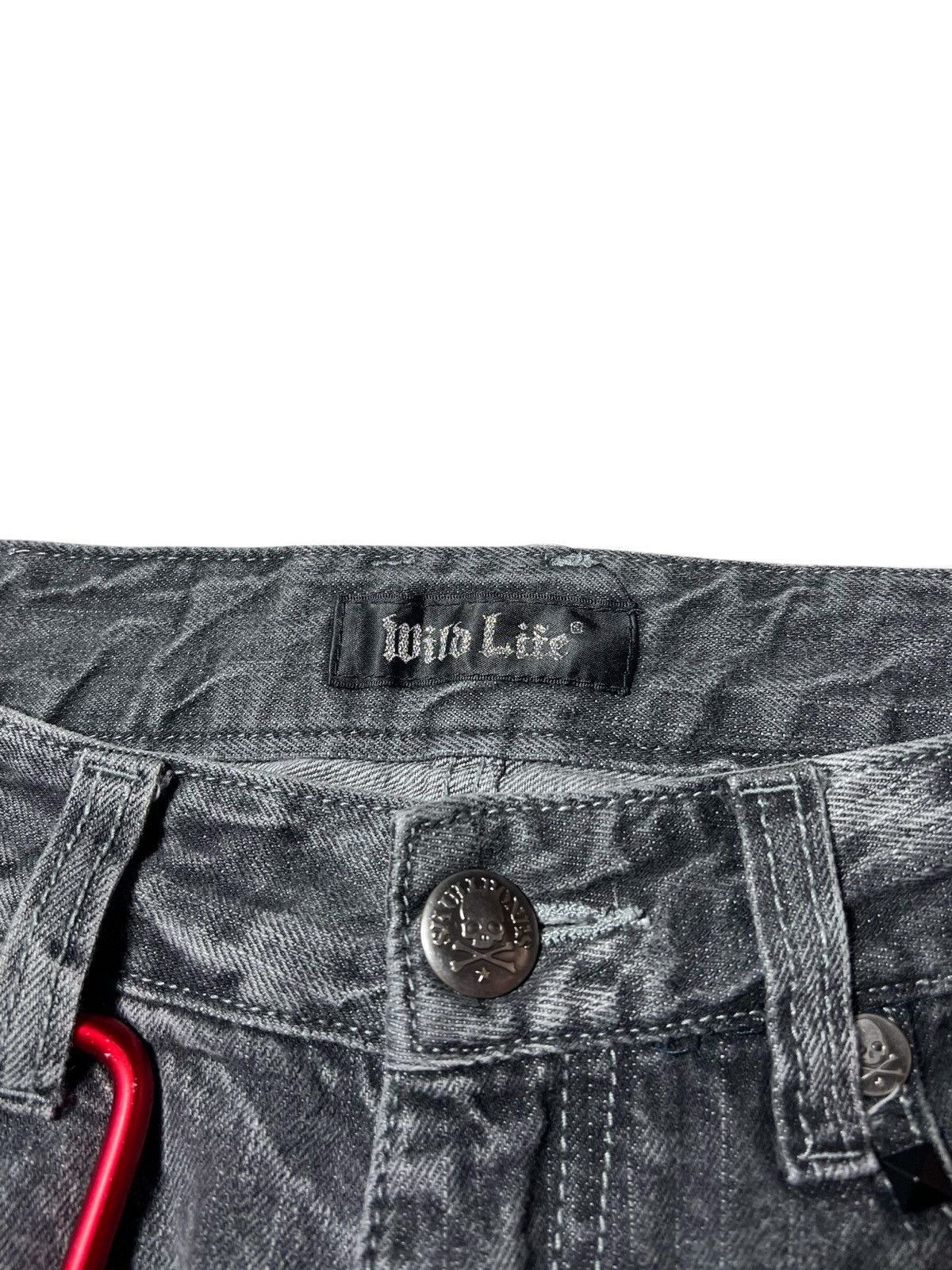Japanese Brand Wild Life Studed Ifsixwasnine Style Clawn Mark Pants Size US 30 / EU 46 - 6 Thumbnail