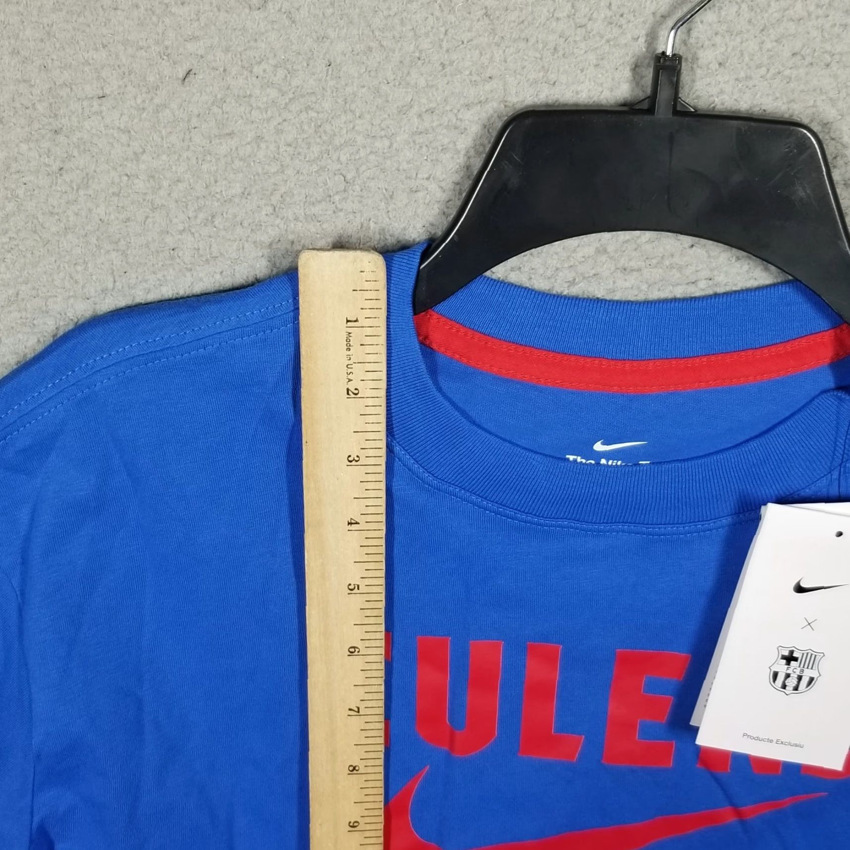 Nike Nike FCB x Patta Culers del Món Graphic Print T-Shirt Women Medium Blue Sports Logo Unisex Size US M / EU 48-50 / 2 - 4 Thumbnail