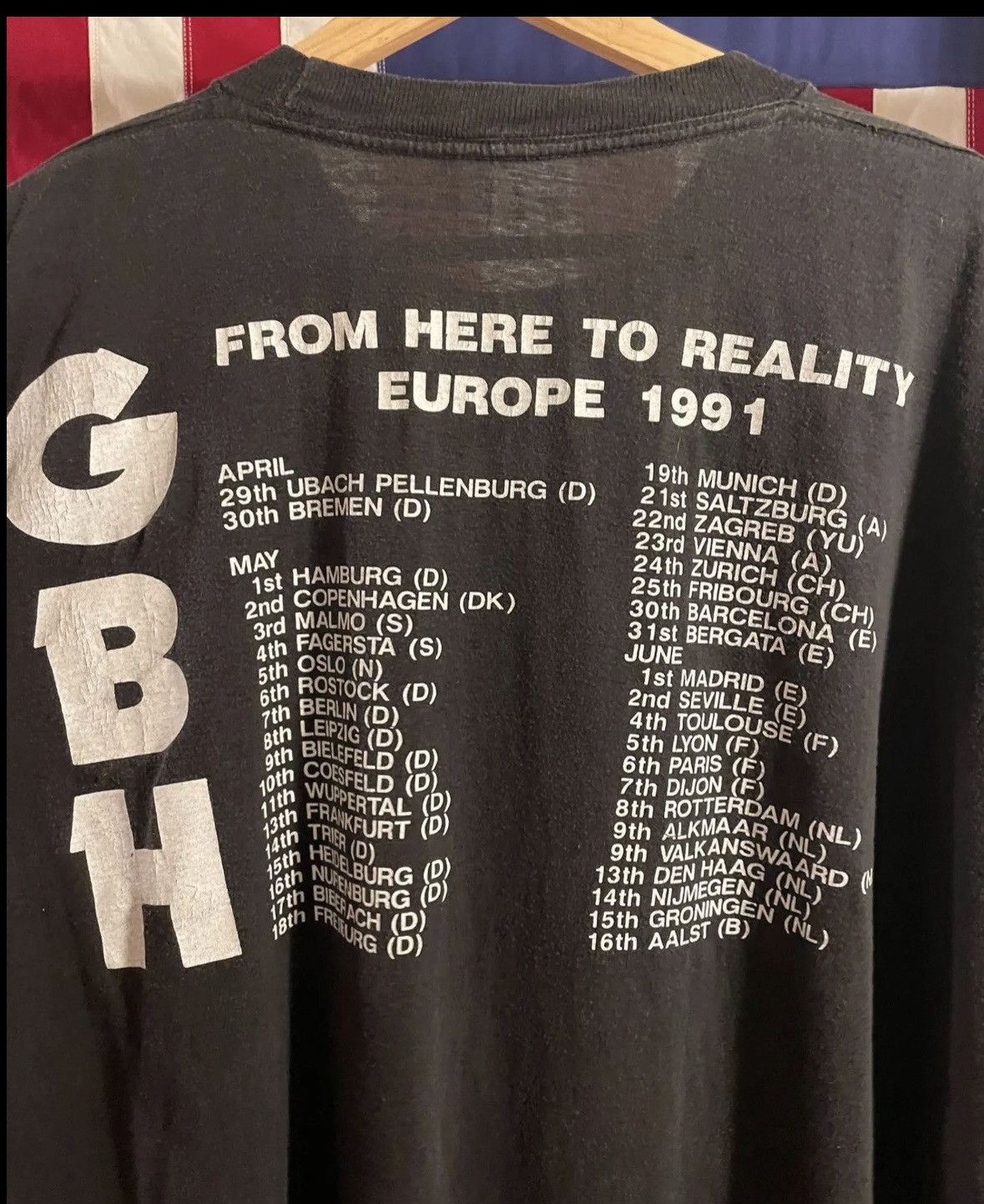 Vintage Vintage punk g.b.h tee Size US XL / EU 56 / 4 - 4 Thumbnail