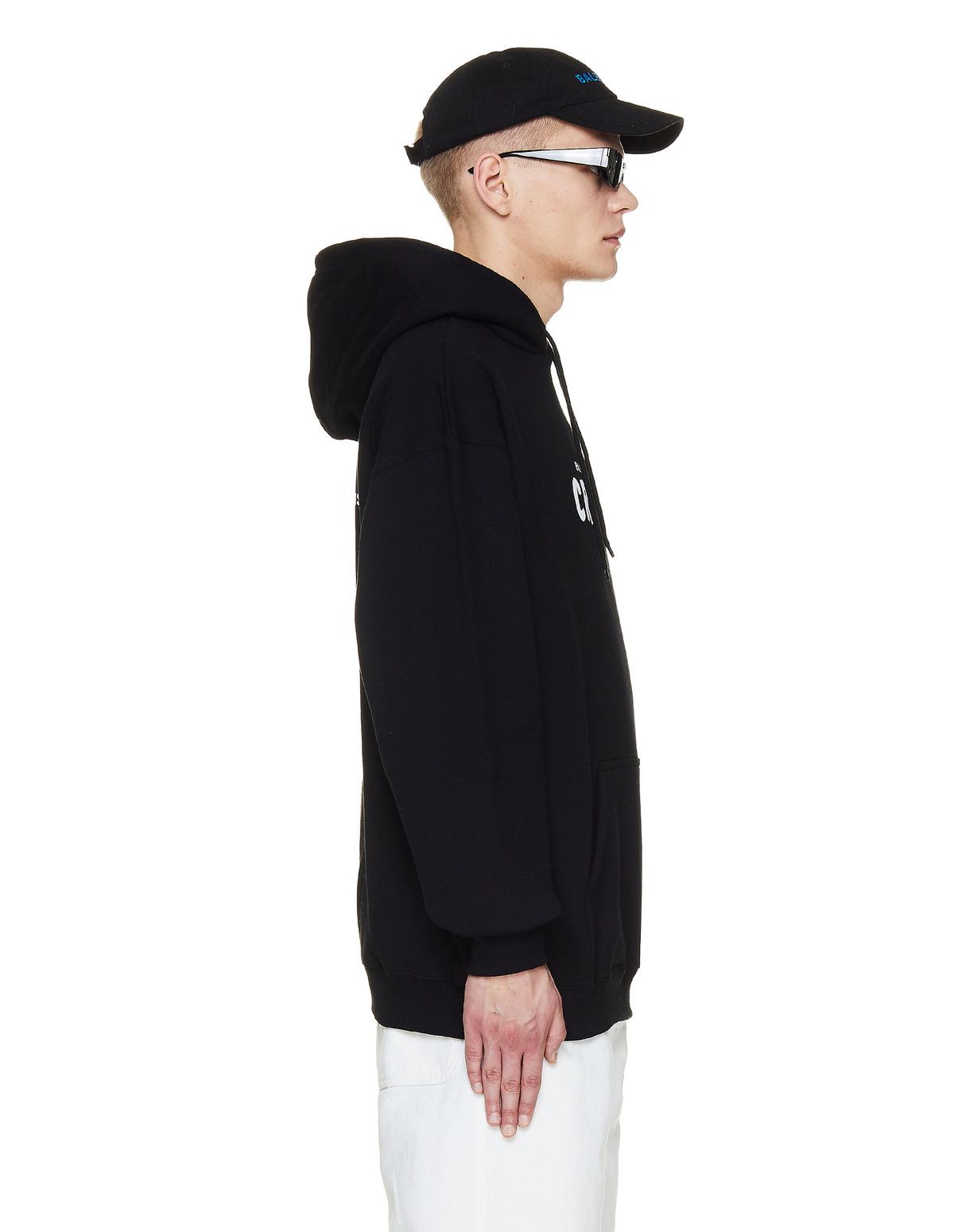 Balenciaga Balenciaga FW20 Crew Hoodie - Black Cotton Size US S / EU 44-46 / 1 - 14 Thumbnail