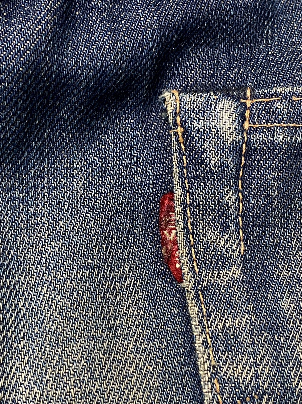 Levi's × Levi's Vintage Clothing × Vintage 1980 Cinch Buckleback Big E 501 Levis Selvedge Slim Straight Size US 34 / EU 50 - 14 Thumbnail