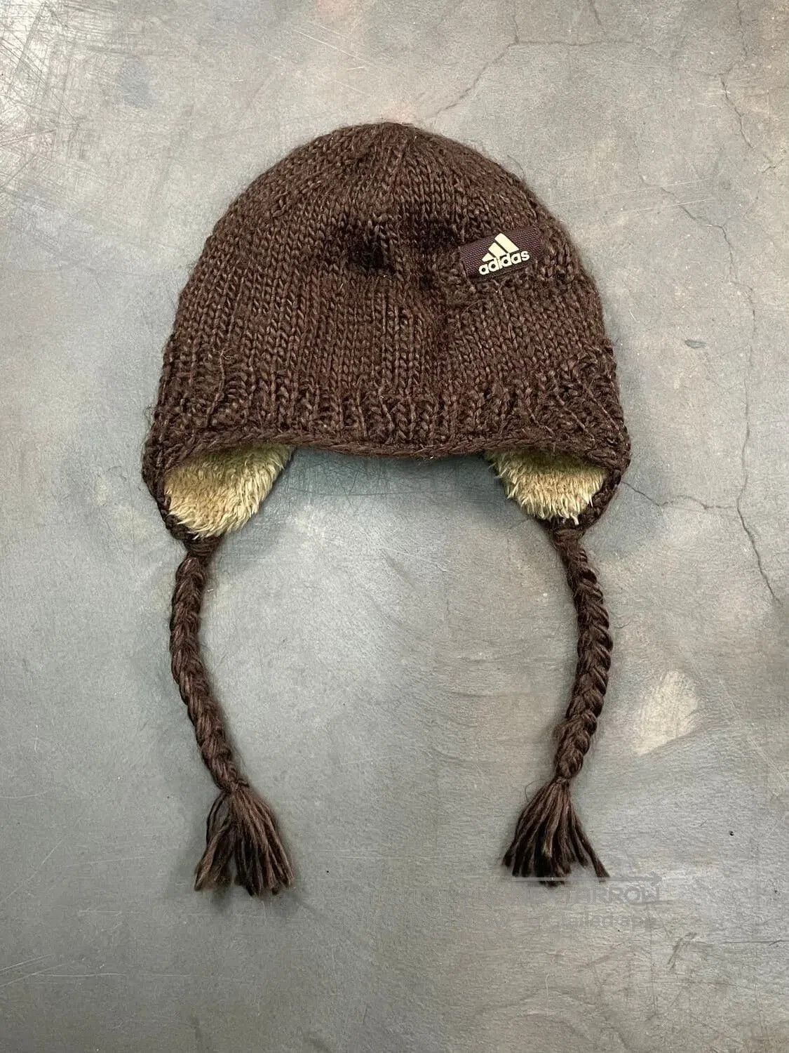 Adidas Adidas Vintage Knit Braid Beanie. Size ONE SIZE - 1 Thumbnail