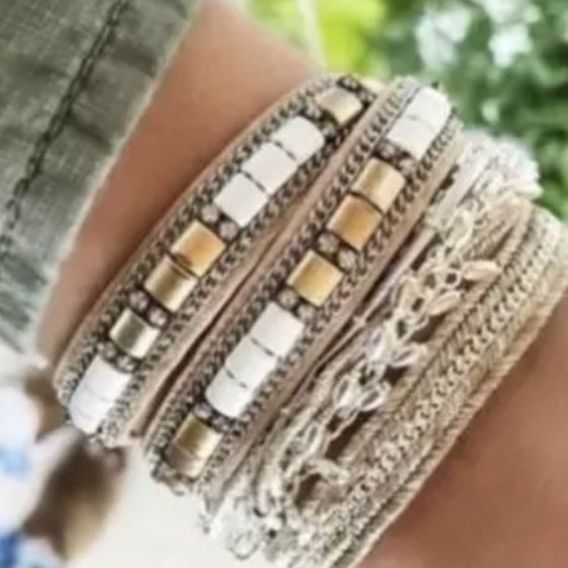 Other Stella & Dot Cady leather wrap bracelet Size ONE SIZE - 3 Thumbnail