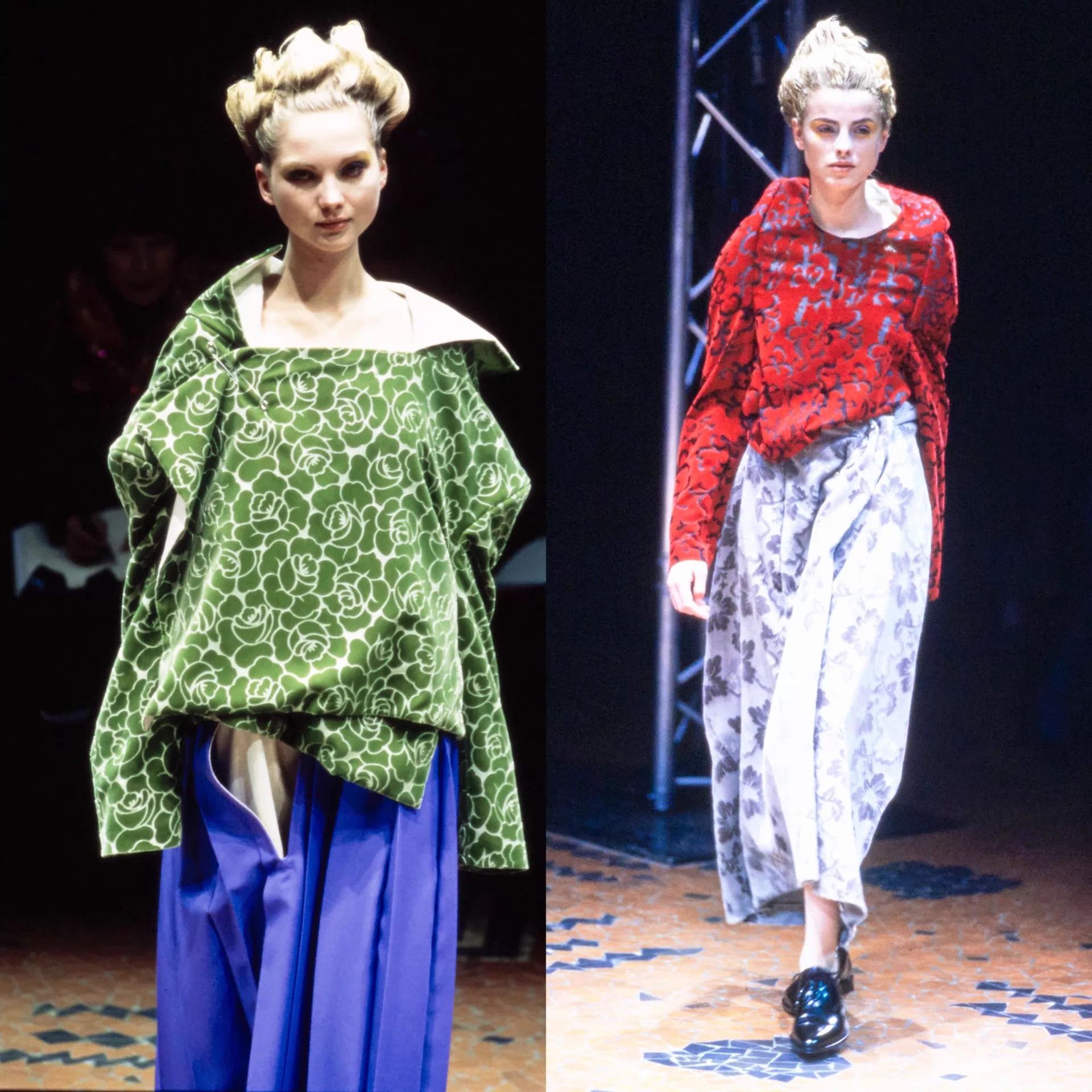 Comme des Garcons CDG 1996 FW Dark Green Rose Sheer Top Size ONE SIZE - 2 Thumbnail