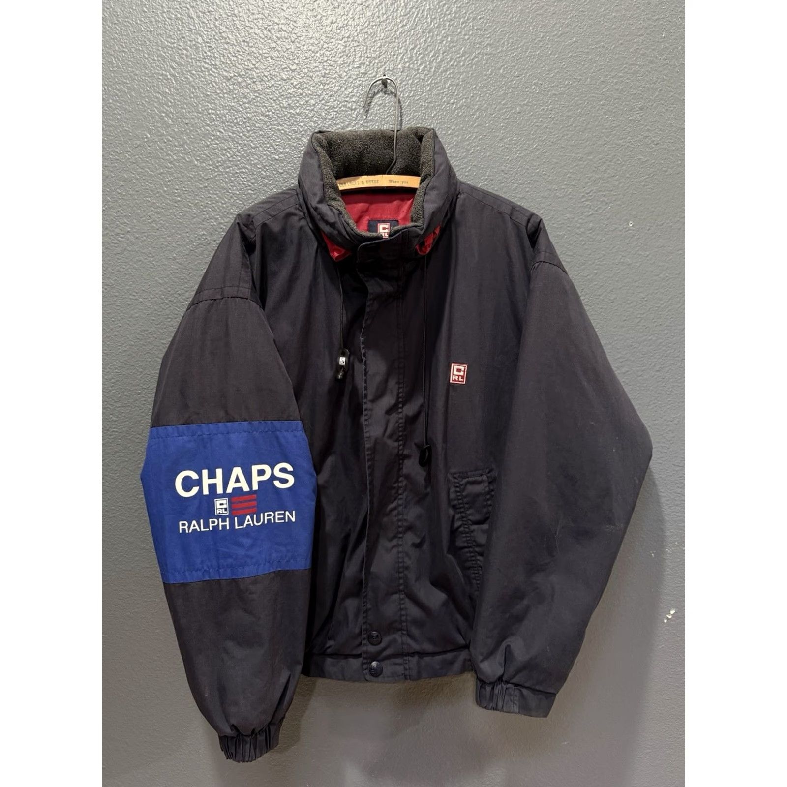 Ralph Lauren VINTAGE Ralph Lauren Chaps Puffer Jacket Blue Men’s Coat L Mens Blue Puffer Jacket 90s Size US L / EU 52-54 / 3 - 3 Thumbnail