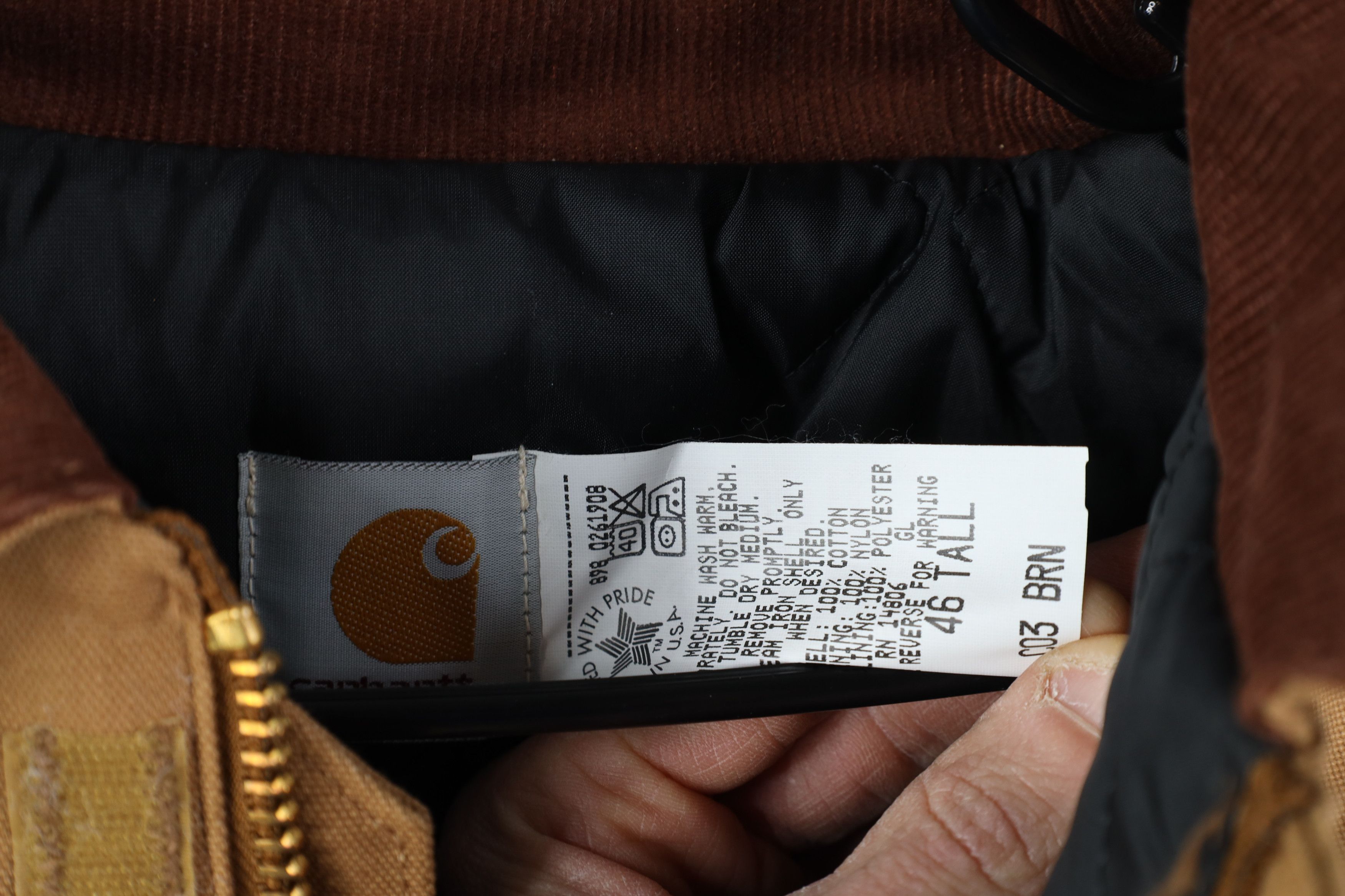 Carhartt Deadstock Vintage 90s Carhartt Chore Barn Jacket Brown USA Size US XXL / EU 58 / 5 - 6 Thumbnail