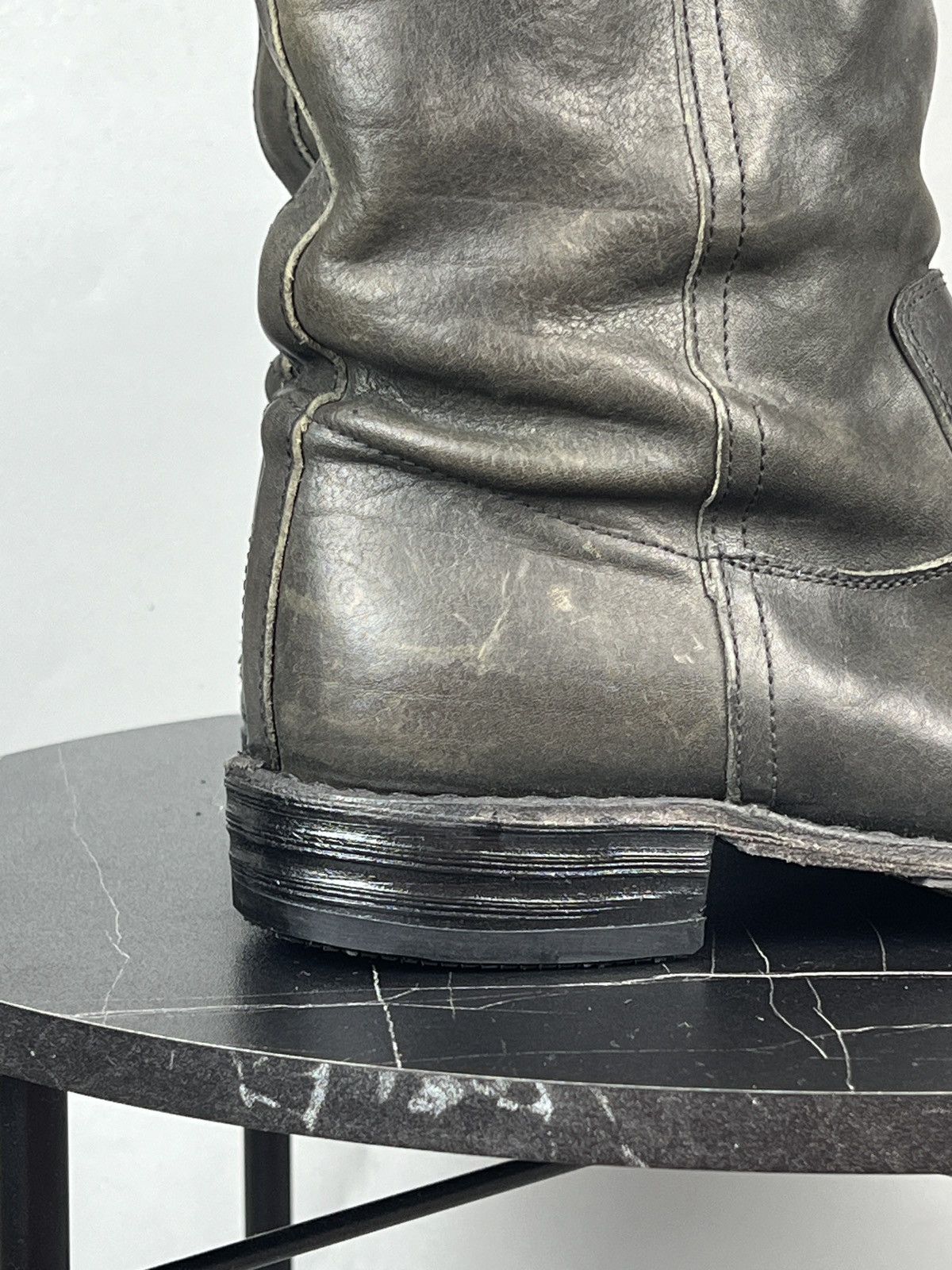 Fiorentini + Baker Florentini + Baker Leather Knee High Boots (Y0432) Size US 6.5 / IT 36.5 - 7 Thumbnail